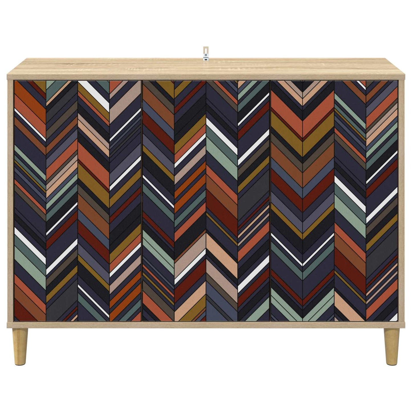 Serviesskap OMMEN Sonoma 102 x 33 x 75 cm Konstruert tre