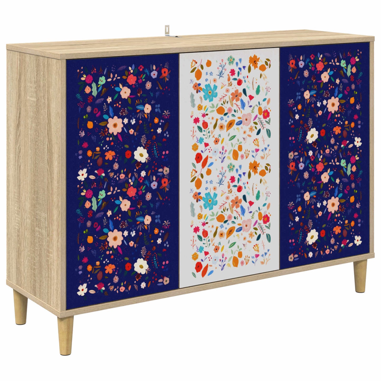 Serviesskap MAINZ Sonoma 102 x 33 x 75 cm Konstruert tre