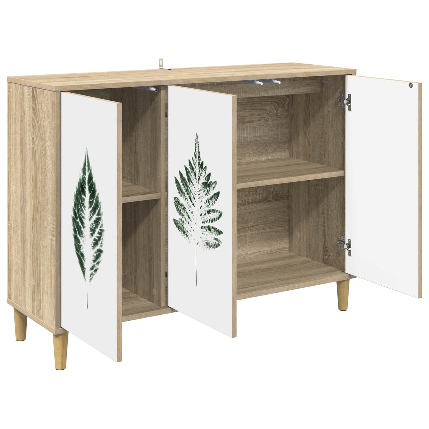 Serviesskap HANAU Sonoma 102 x 33 x 75 cm Konstruert tre