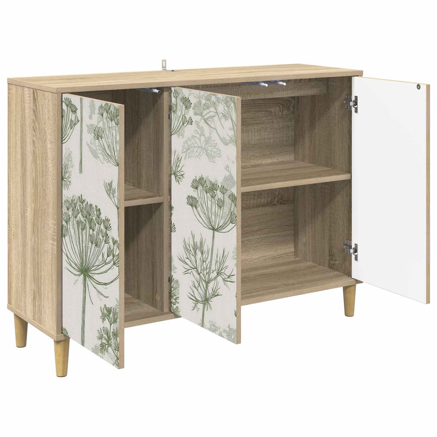 Serviesskap GOTHA Sonoma 102 x 33 x 75 cm Konstruert tre