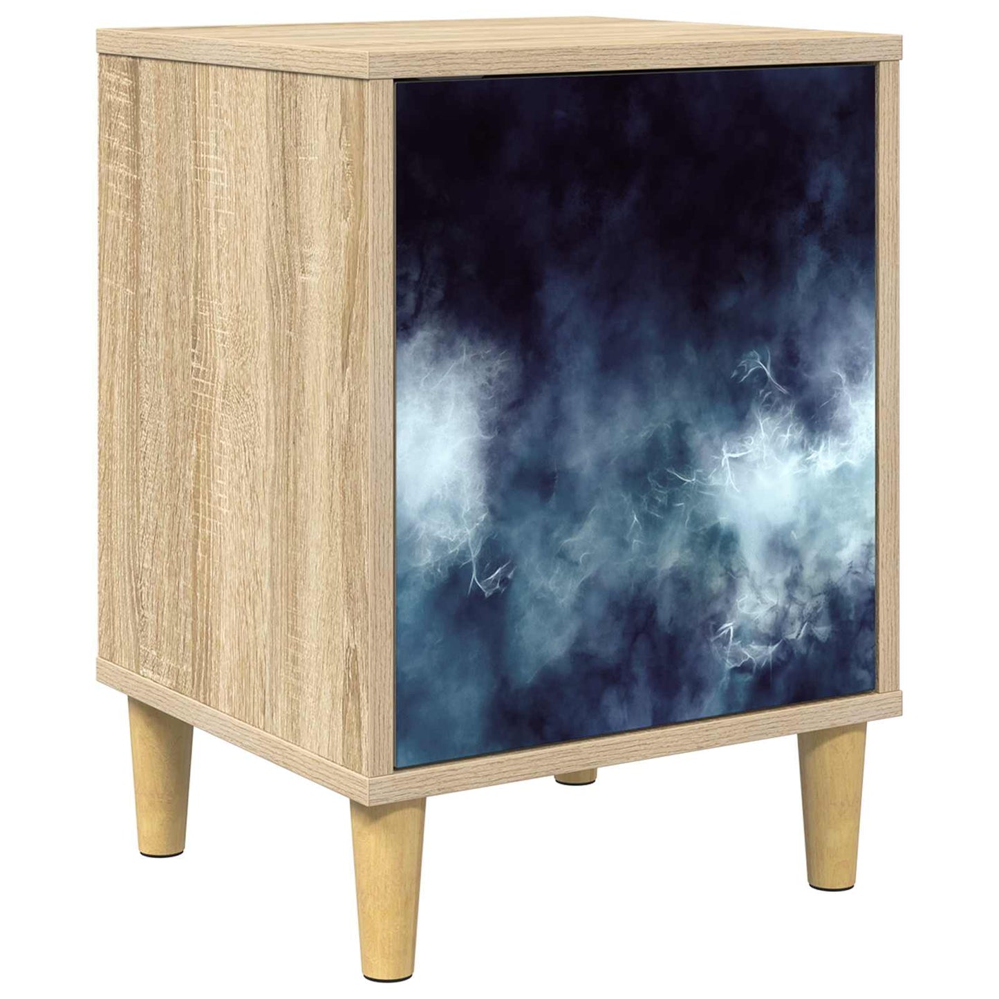 Nattbordskap RAALTE Sonoma eik 36 x 33 x 50 cm Konstruert tre
