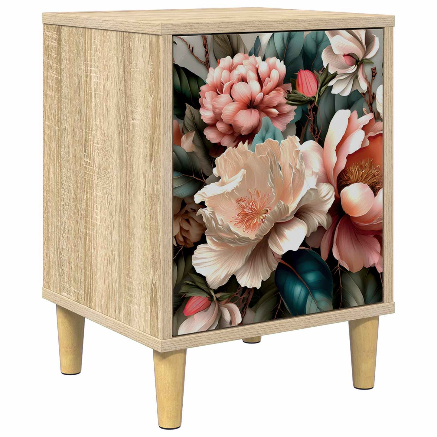 Nattbordskap BORNE Sonoma eik 36 x 33 x 50 cm Konstruert tre