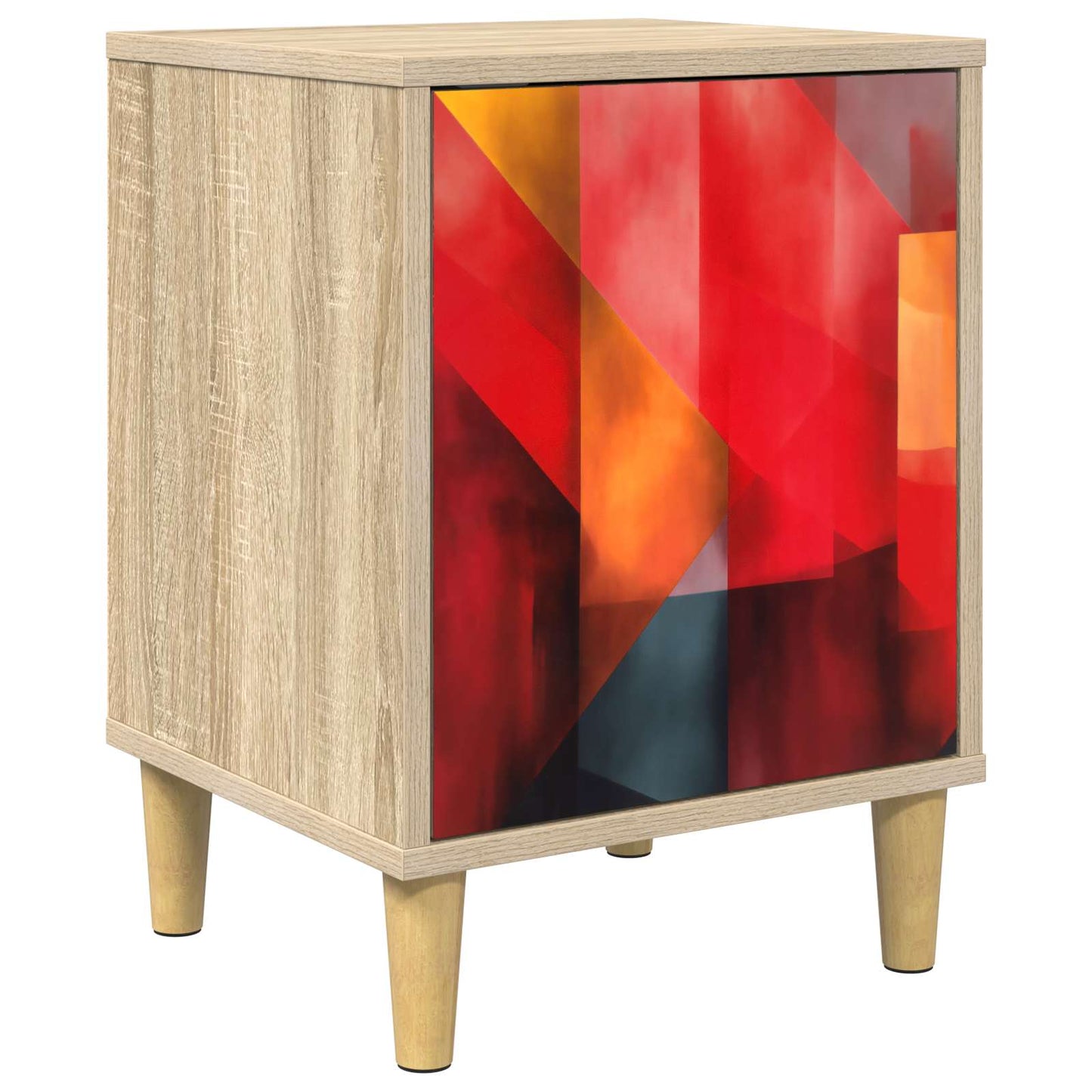 Nattbordskap HEESCH Sonoma eik 36 x 33 x 50 cm Konstruert tre