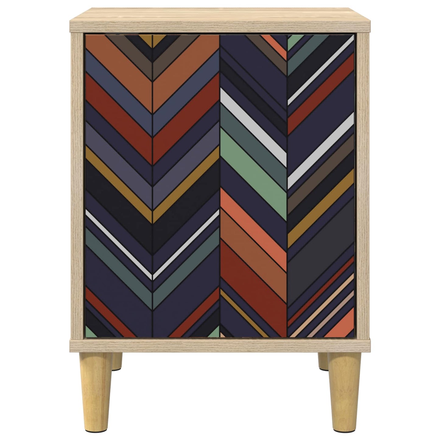 Nattbordskap OMMEN 2 stk. Sonoma eik 36 x 33 x 50 cm