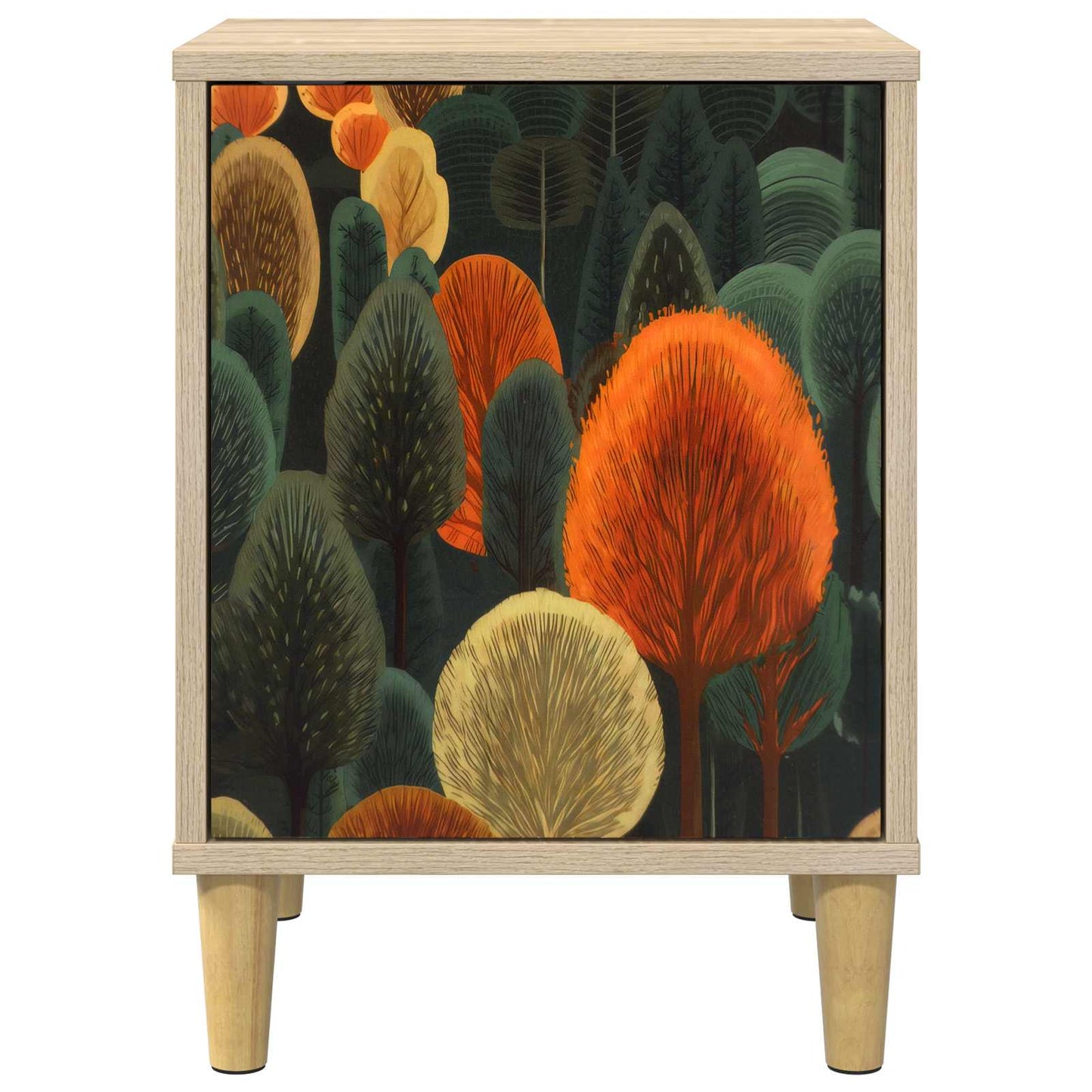 Nattbordskap ZAANDAM 2 stk. Sonoma eik 36 x 33 x 50 cm
