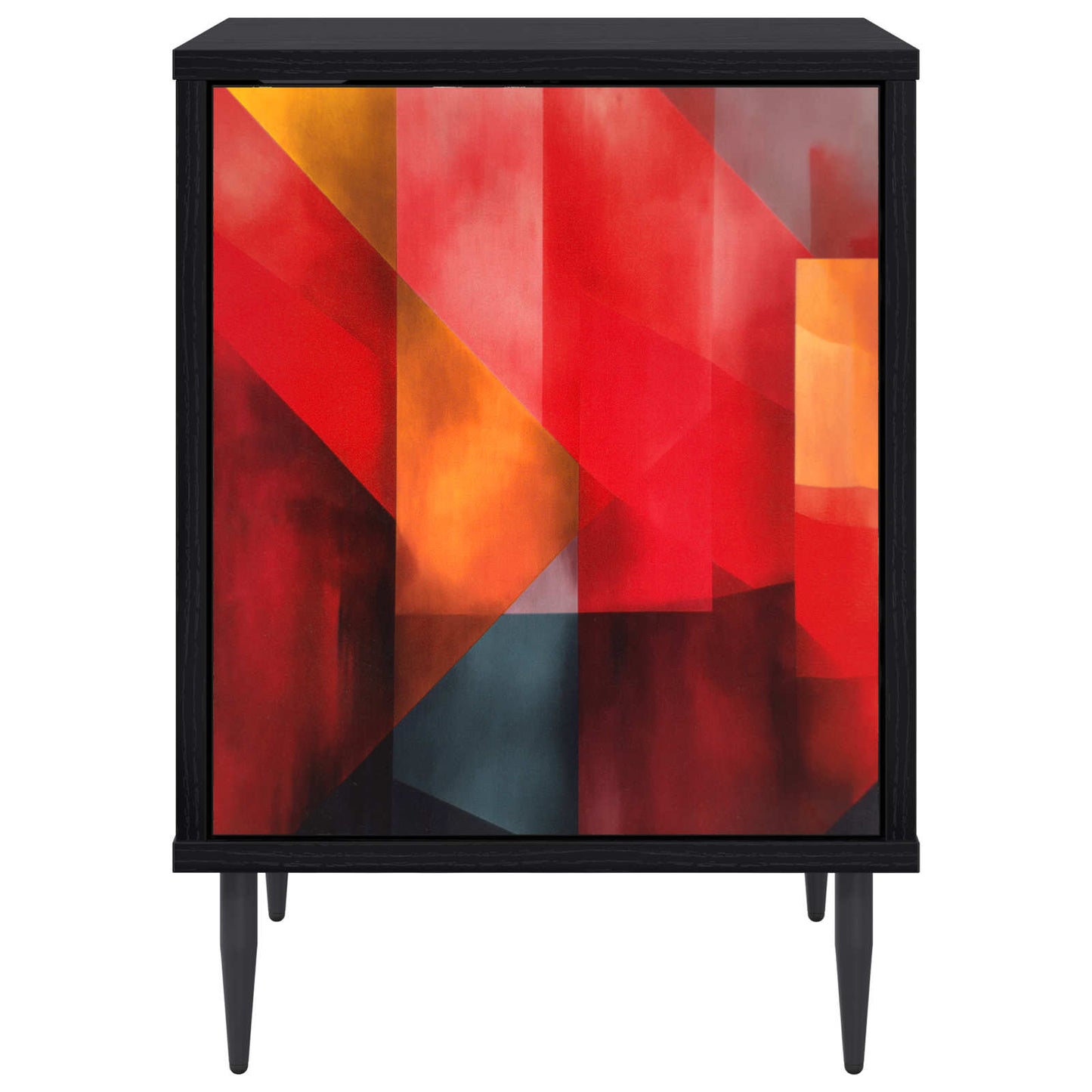 Nattbordskap HEESCH 2 stk. Svart eik 36 x 33 x 51 cm