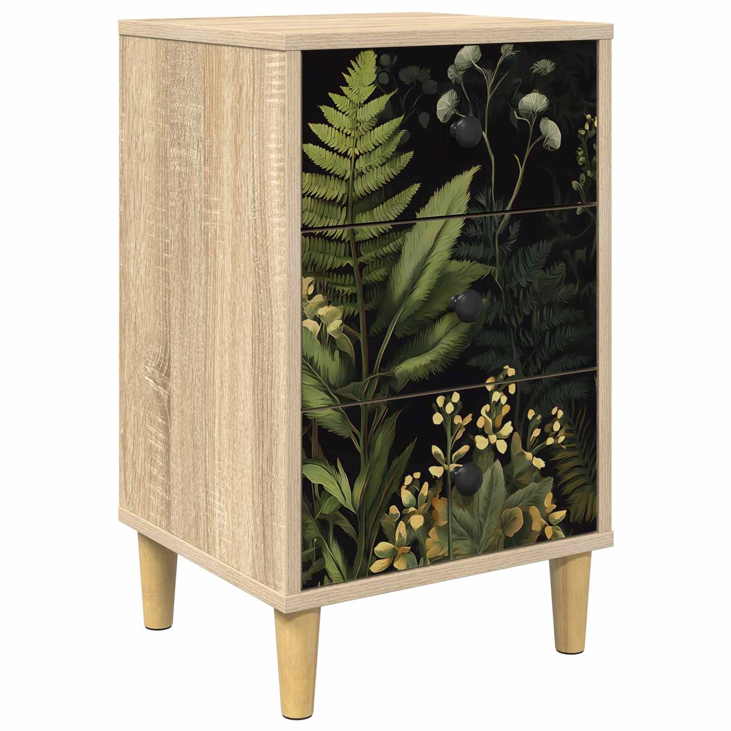 Nattbordskap RHENEN Sonoma eik 36 x 33 x 60 cm Konstruert tre