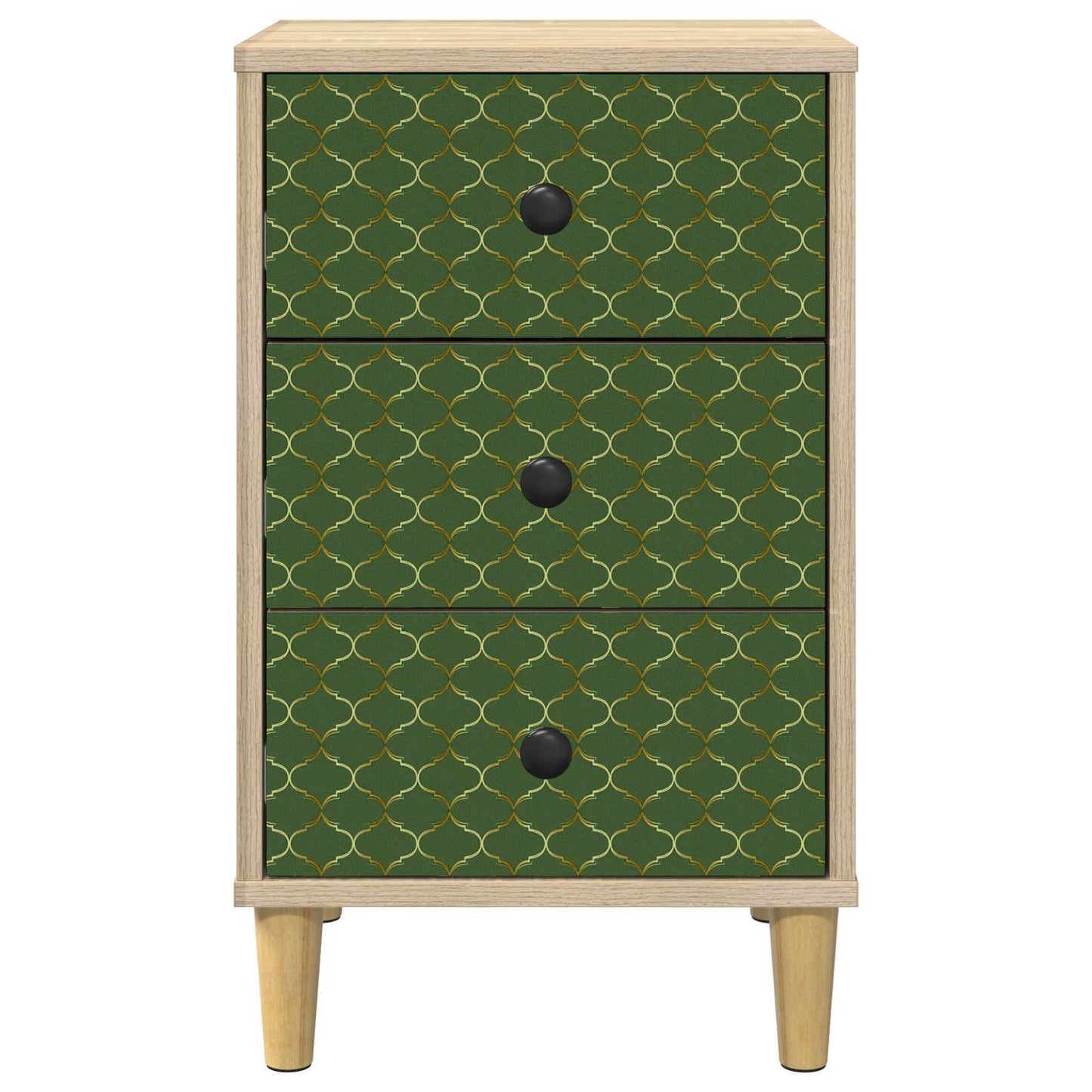Nattbordskap GELEEN 2 stk. Sonoma eik 36 x 33 x 60 cm