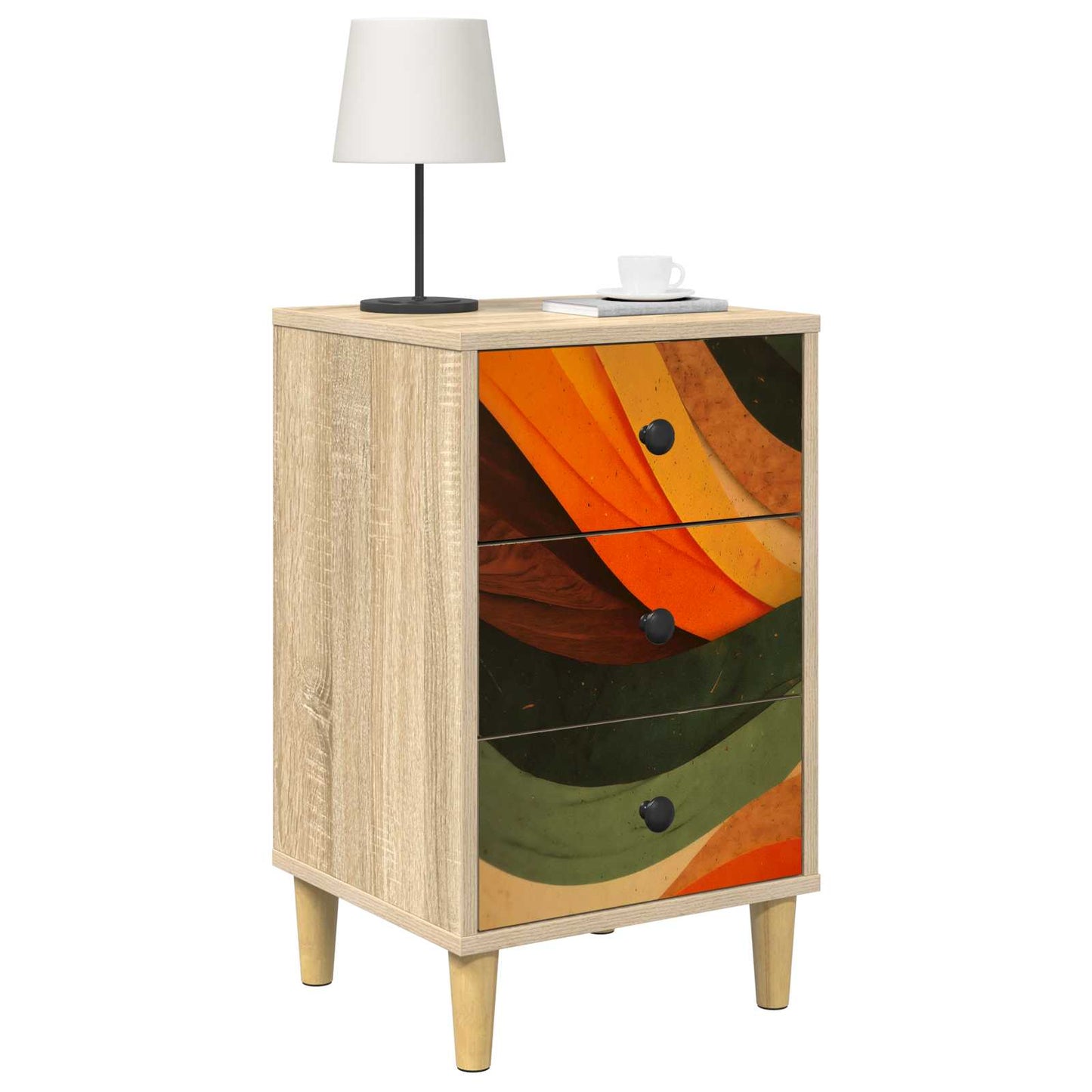 Nattbordskap BONN Sonoma eik 36 x 33 x 60 cm Konstruert tre