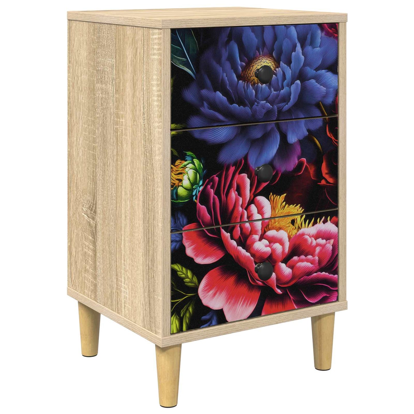 Nattbordskap KIEL Sonoma eik 36 x 33 x 60 cm Konstruert tre