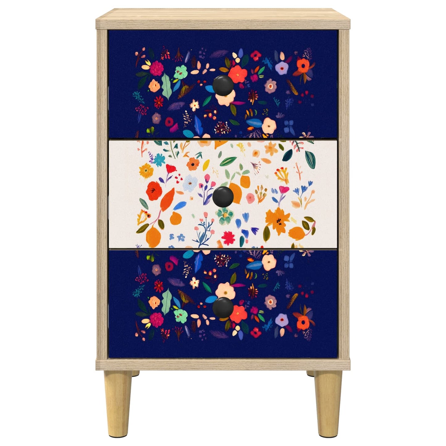 Nattbordskap MAINZ 2 stk. Sonoma eik 36 x 33 x 60 cm