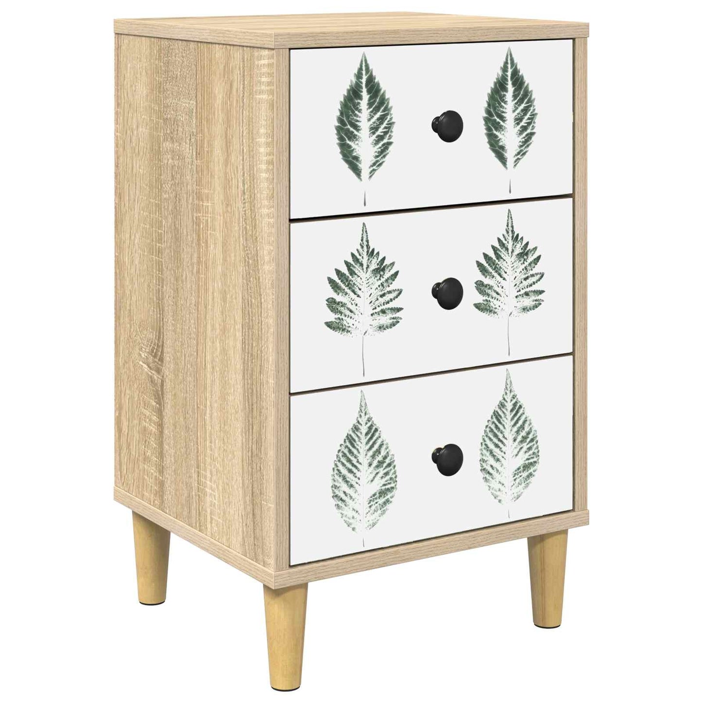 Nattbordskap HANAU Sonoma eik 36 x 33 x 60 cm Konstruert tre