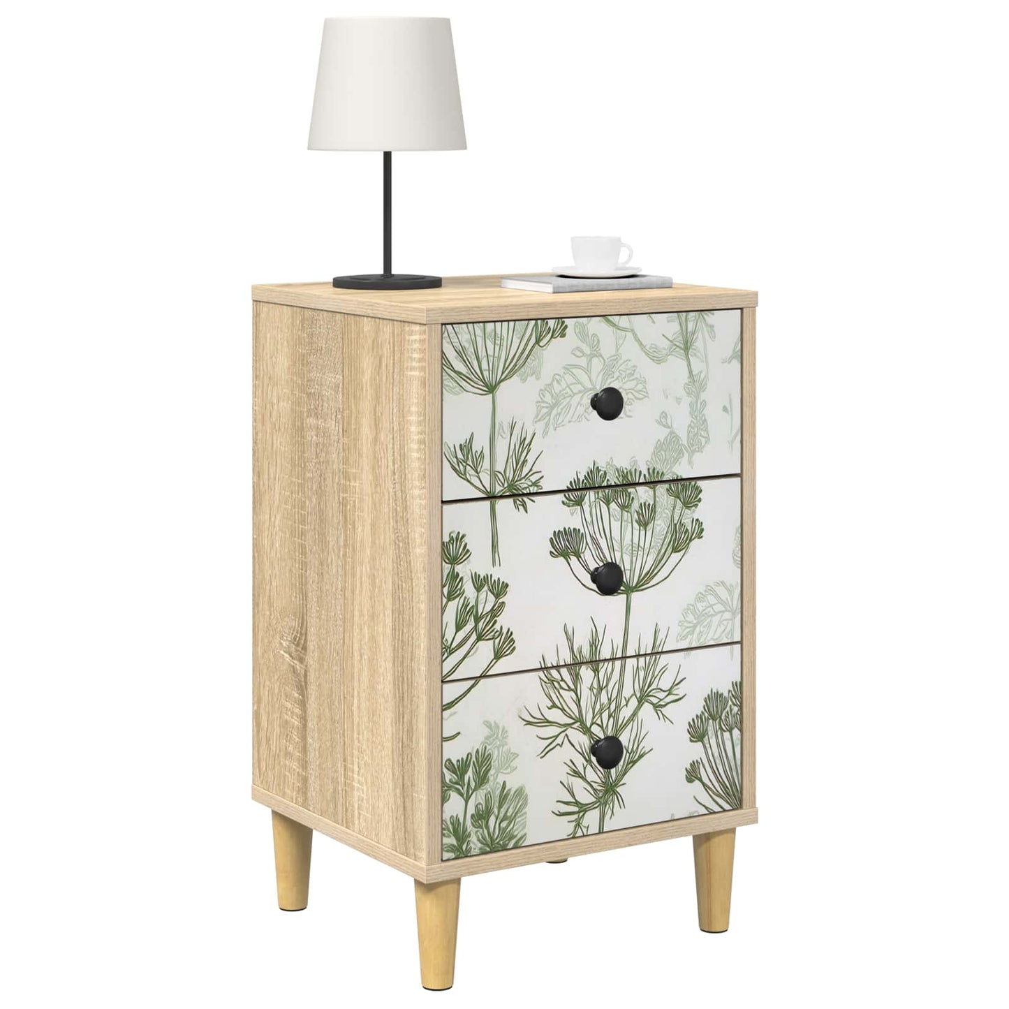 Nattbordskap GOTHA Sonoma eik 36 x 33 x 60 cm Konstruert tre