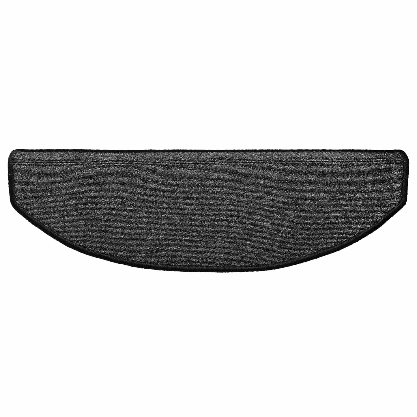 Selvlimende trappematter 15 pcs Antrasitt 80 x 24,5 x 3,5 cm