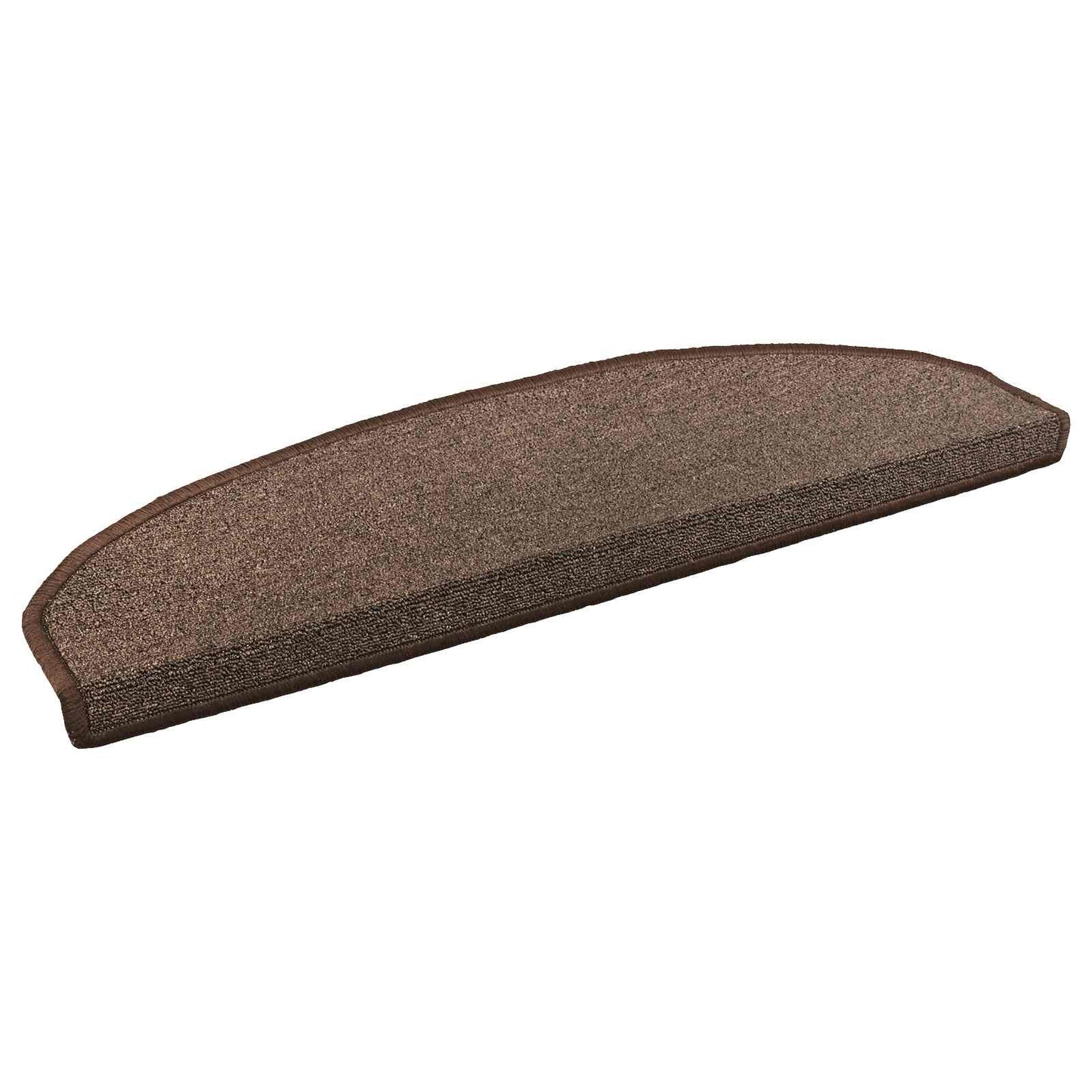 Selvlimende trappematter 15 pcs Kaffebrun 80 x 24,5 x 3,5 cm