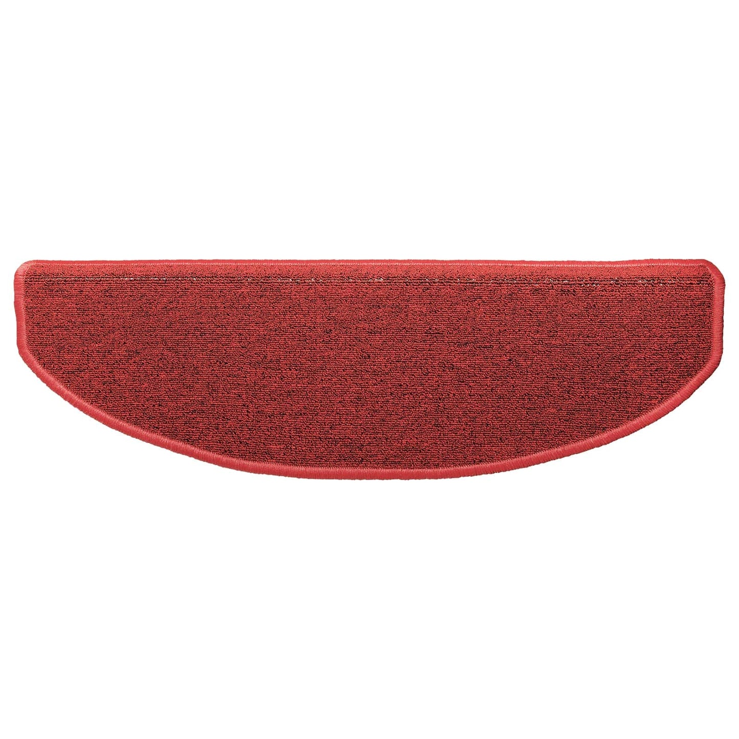 Selvlimende trappematter 15 pcs Rød 80 x 24,5 x 3,5 cm