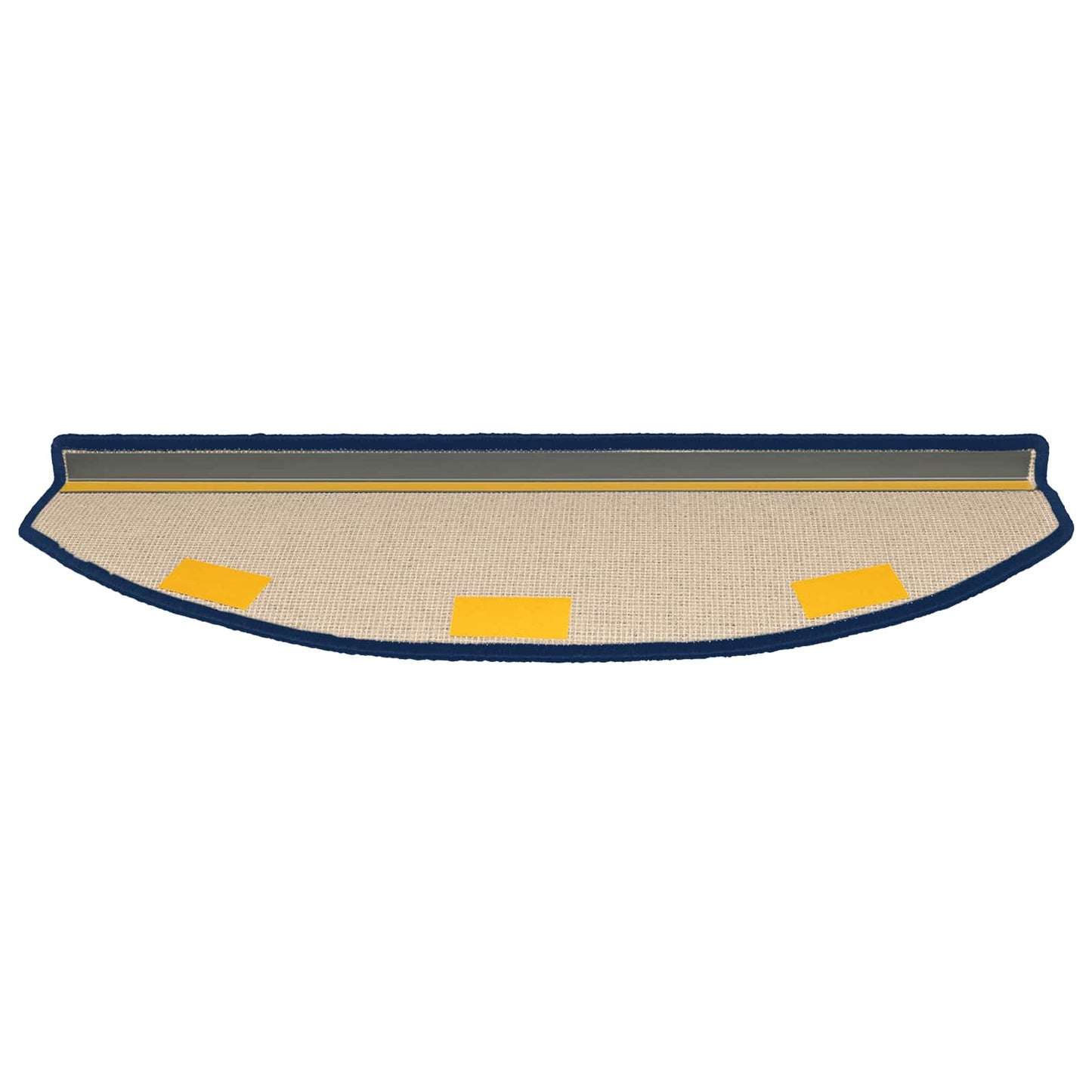 Selvlimende trappematter 15 pcs Blå 80 x 24,5 x 3,5 cm