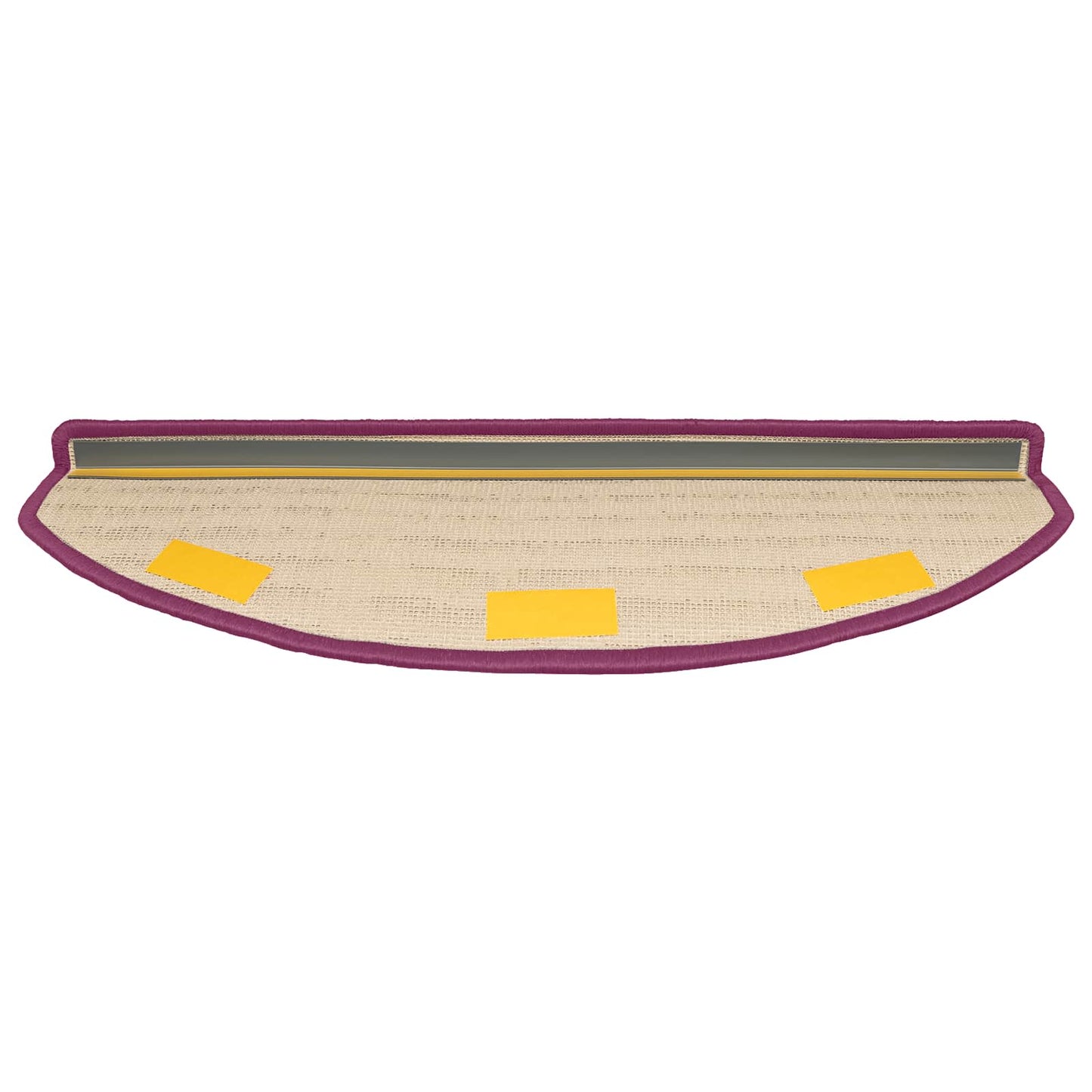 Selvlimende trappematter 15 pcs Violet 80 x 24,5 x 3,5 cm