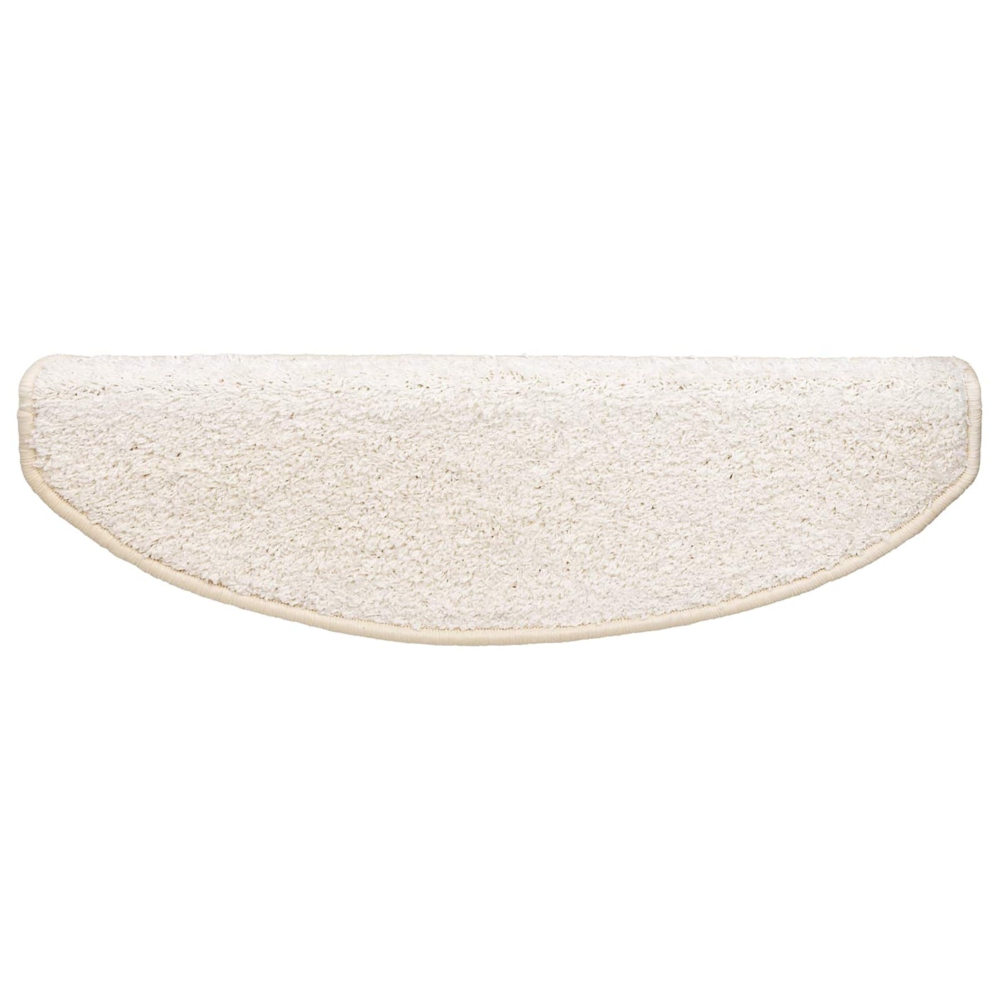 Selvlimende trappematter 15 pcs Hvit 80 x 24,5 x 3,5 cm