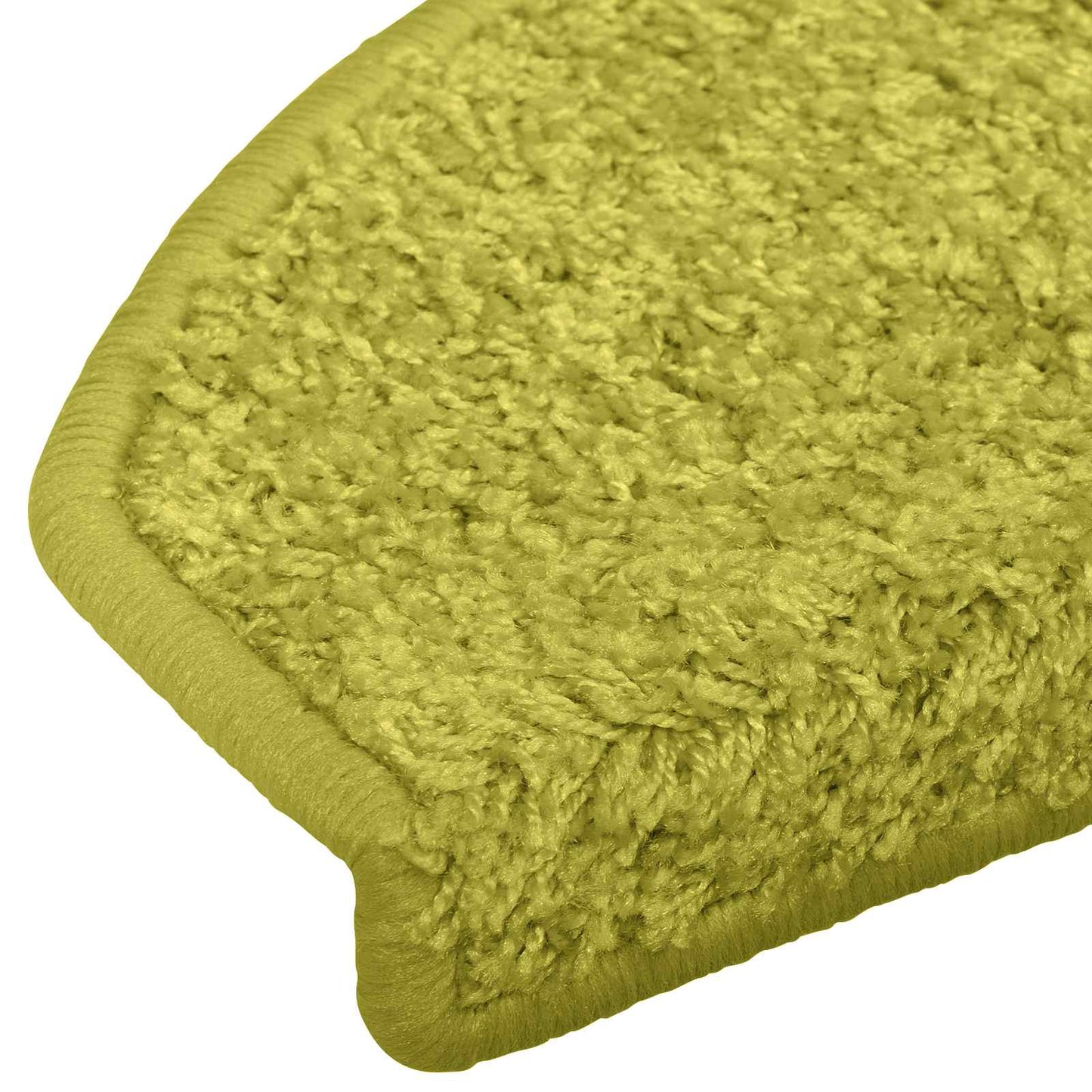 Selvlimende trappematter 15 pcs Grønn 80 x 24,5 x 3,5 cm
