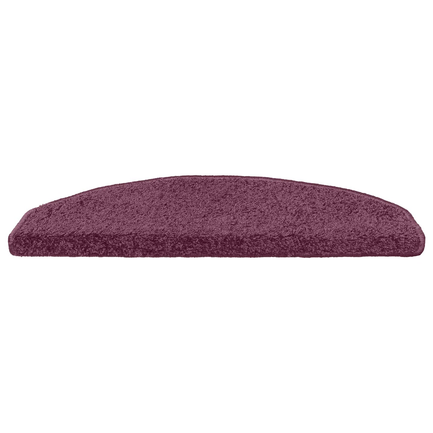 Selvlimende trappematter 15 pcs Mørk lilla 80 x 24,5 x 3,5 cm