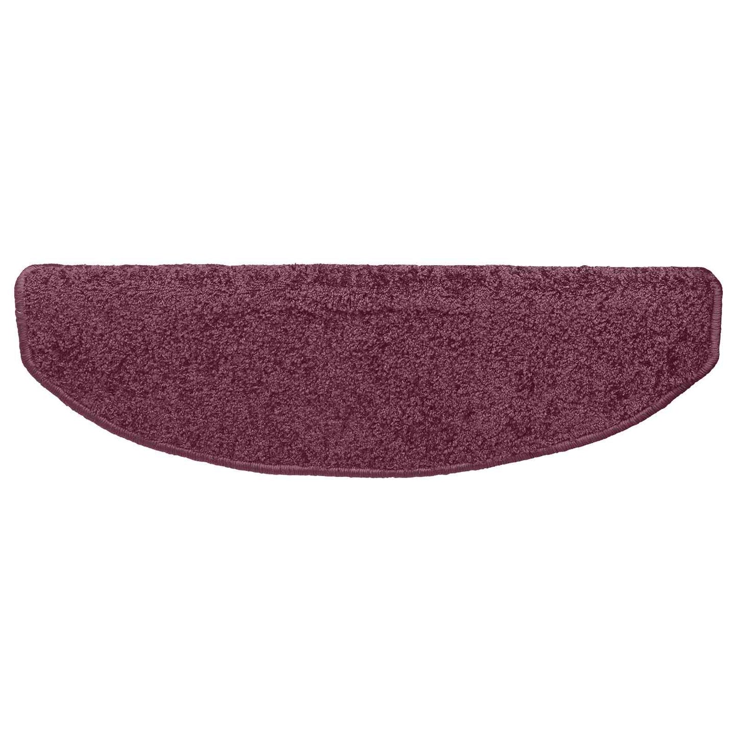 Selvlimende trappematter 15 pcs Mørk lilla 80 x 24,5 x 3,5 cm