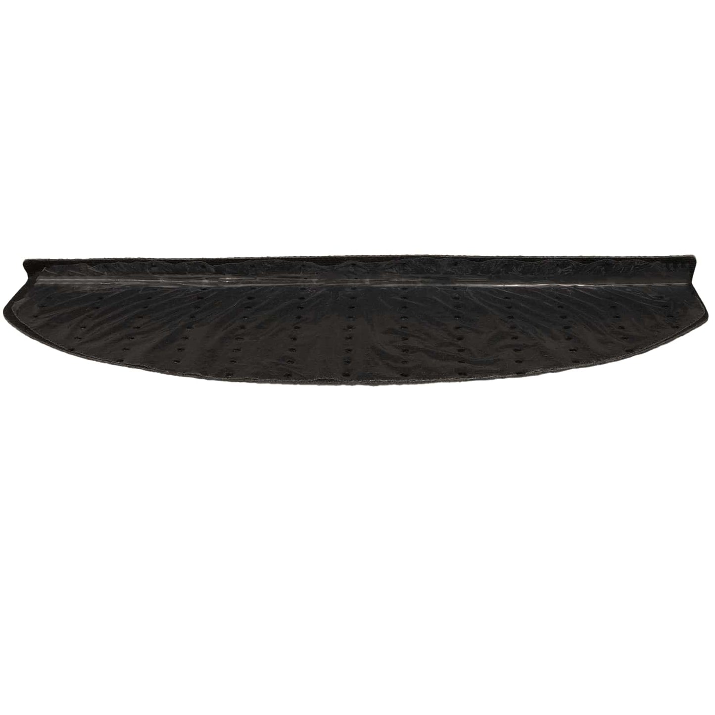 Selvlimende trappematter 15 pcs Lysegrå 80 x 24,5 x 3,5 cm