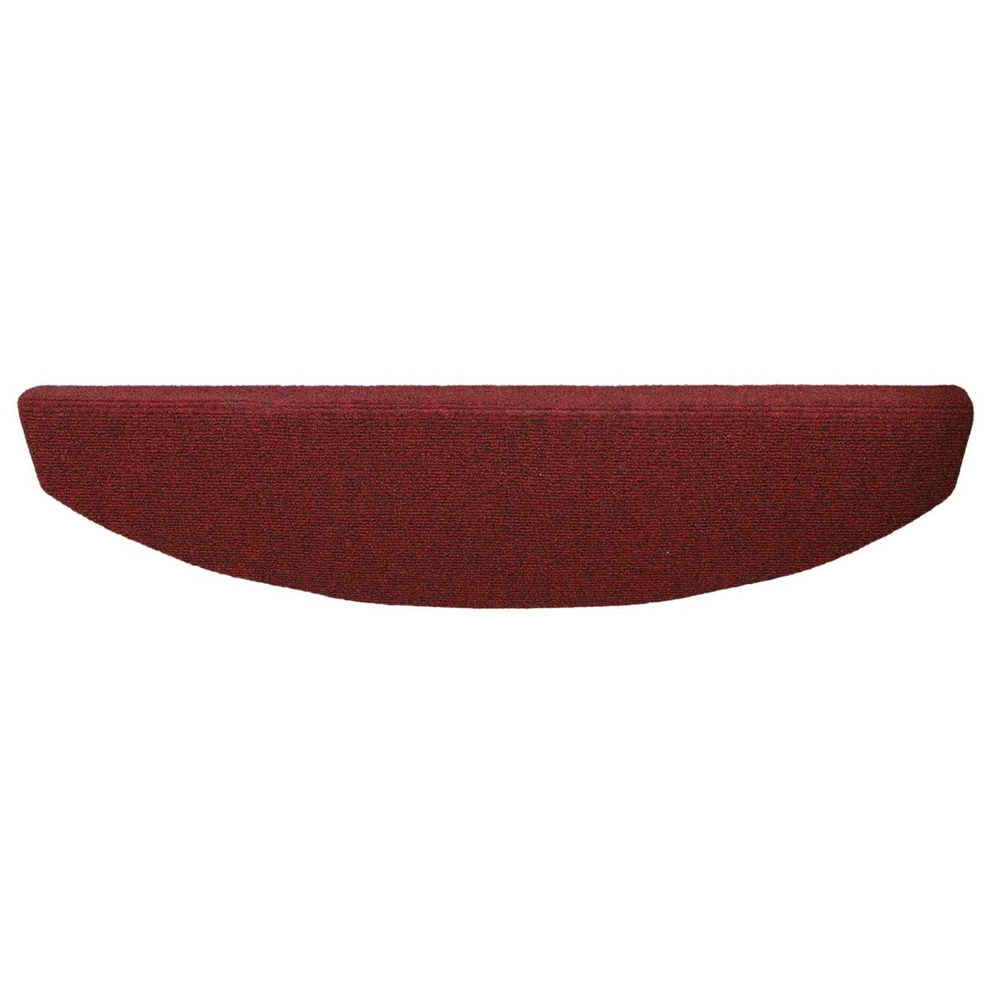 Selvlimende trappematter 15 pcs Bordeaux Rød 80 x 24,5 x 3,5 cm