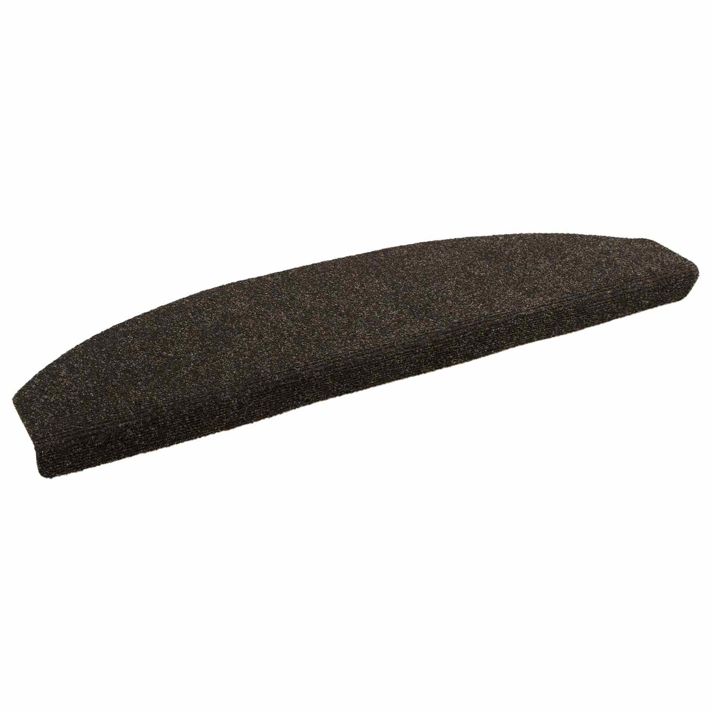 Selvlimende trappematter 15 pcs Mørk brun 80 x 24,5 x 3,5 cm