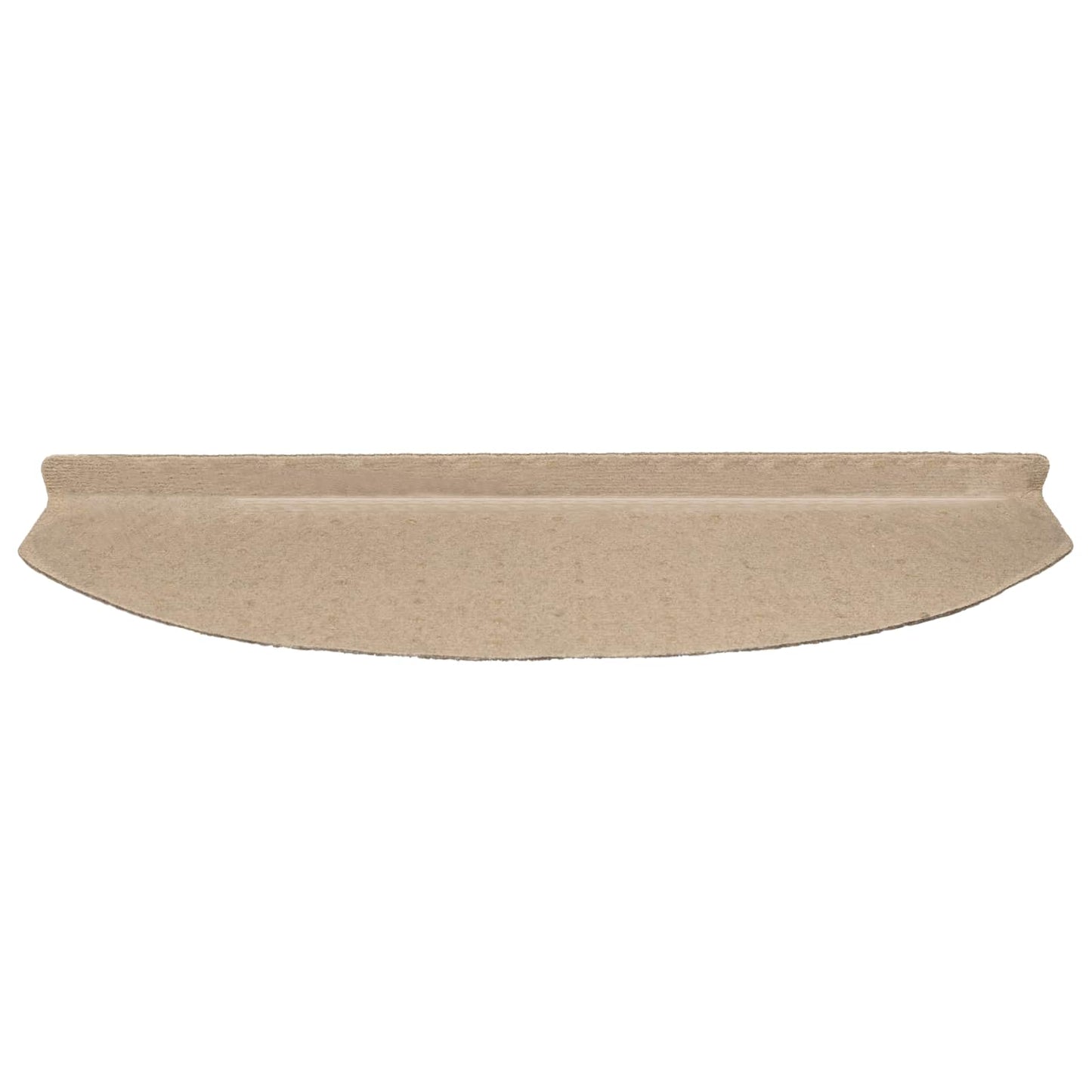 Selvlimende trappematter 15 pcs Mocca 80 x 24,5 x 3,5 cm