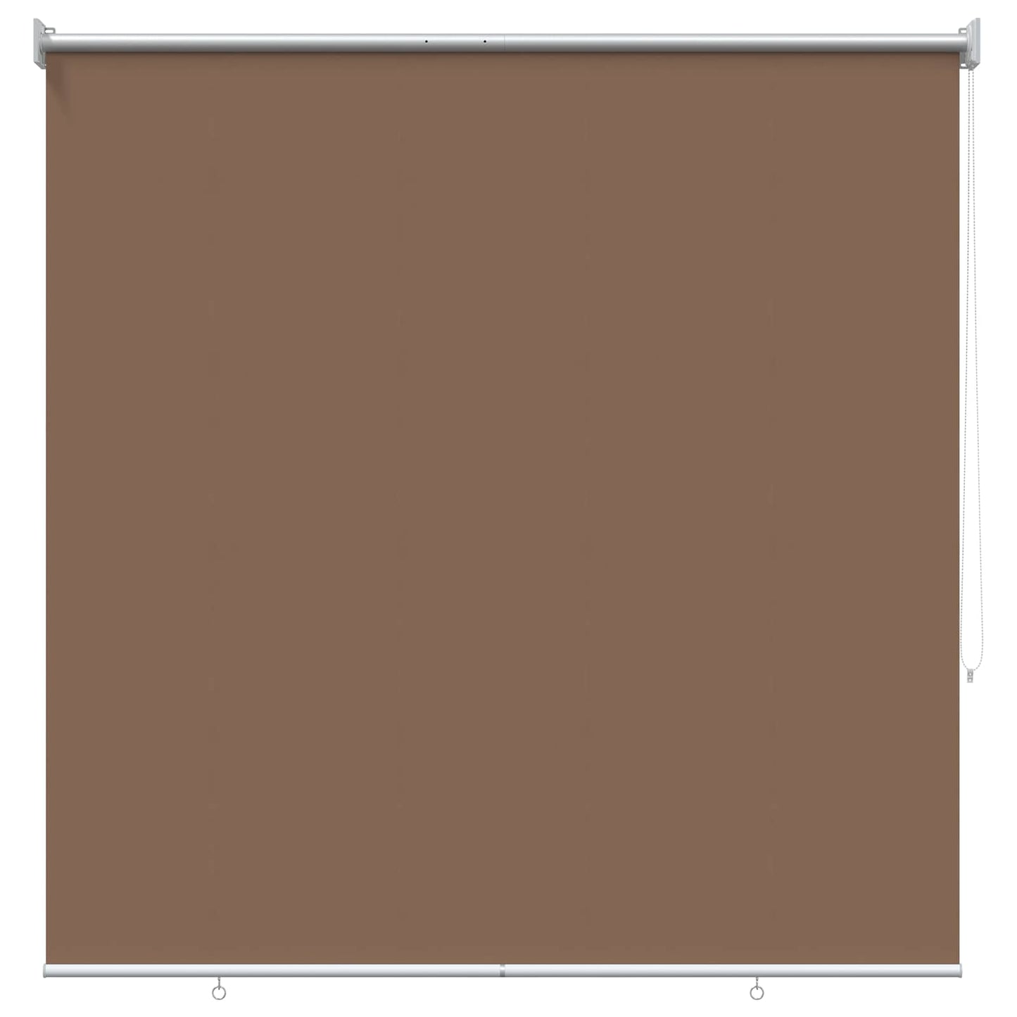 Rullegardin UV-beskyttelse Gråbrun 120 x 140 cm Polyester
