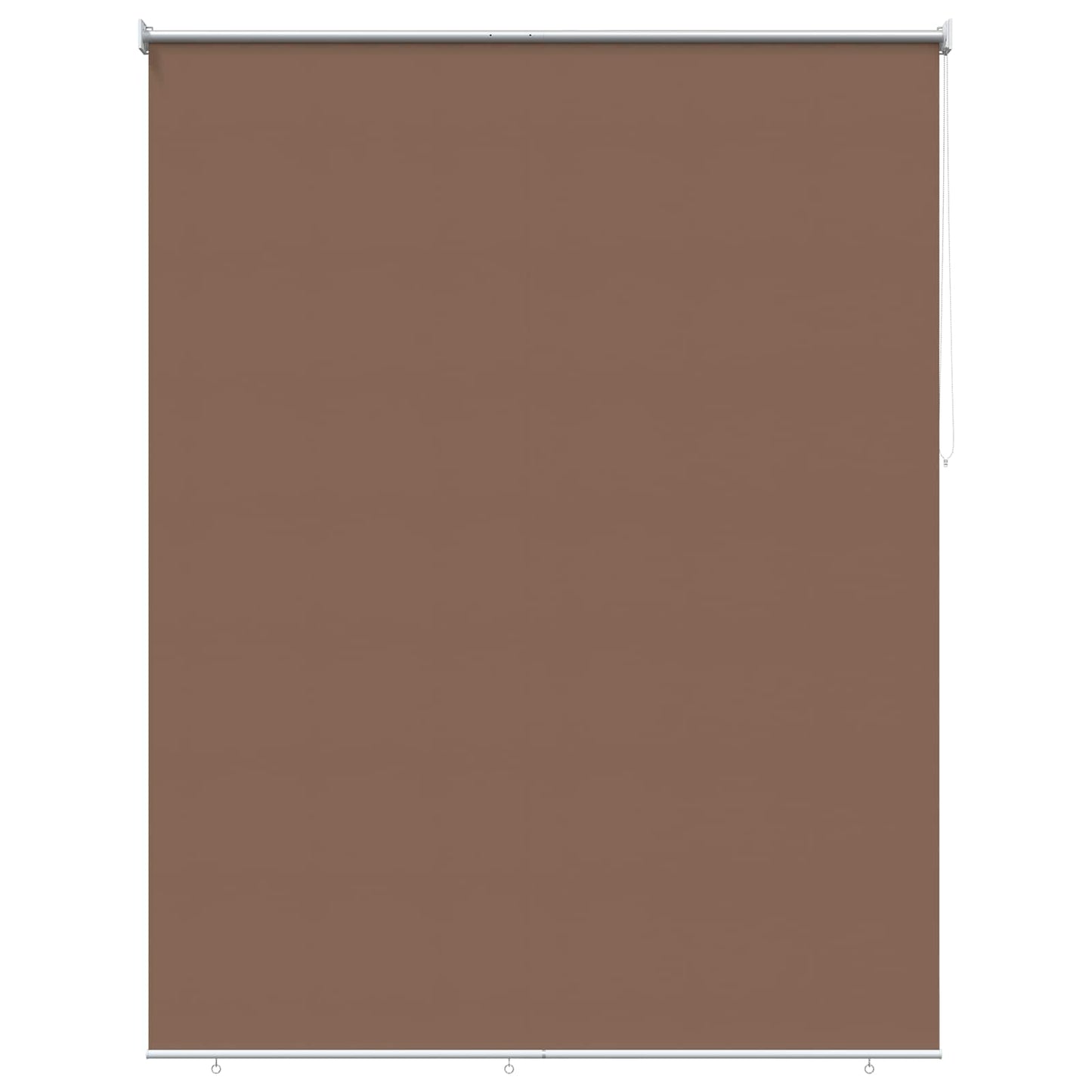 Rullegardin UV-beskyttelse Gråbrun 160 x 230 cm Polyester