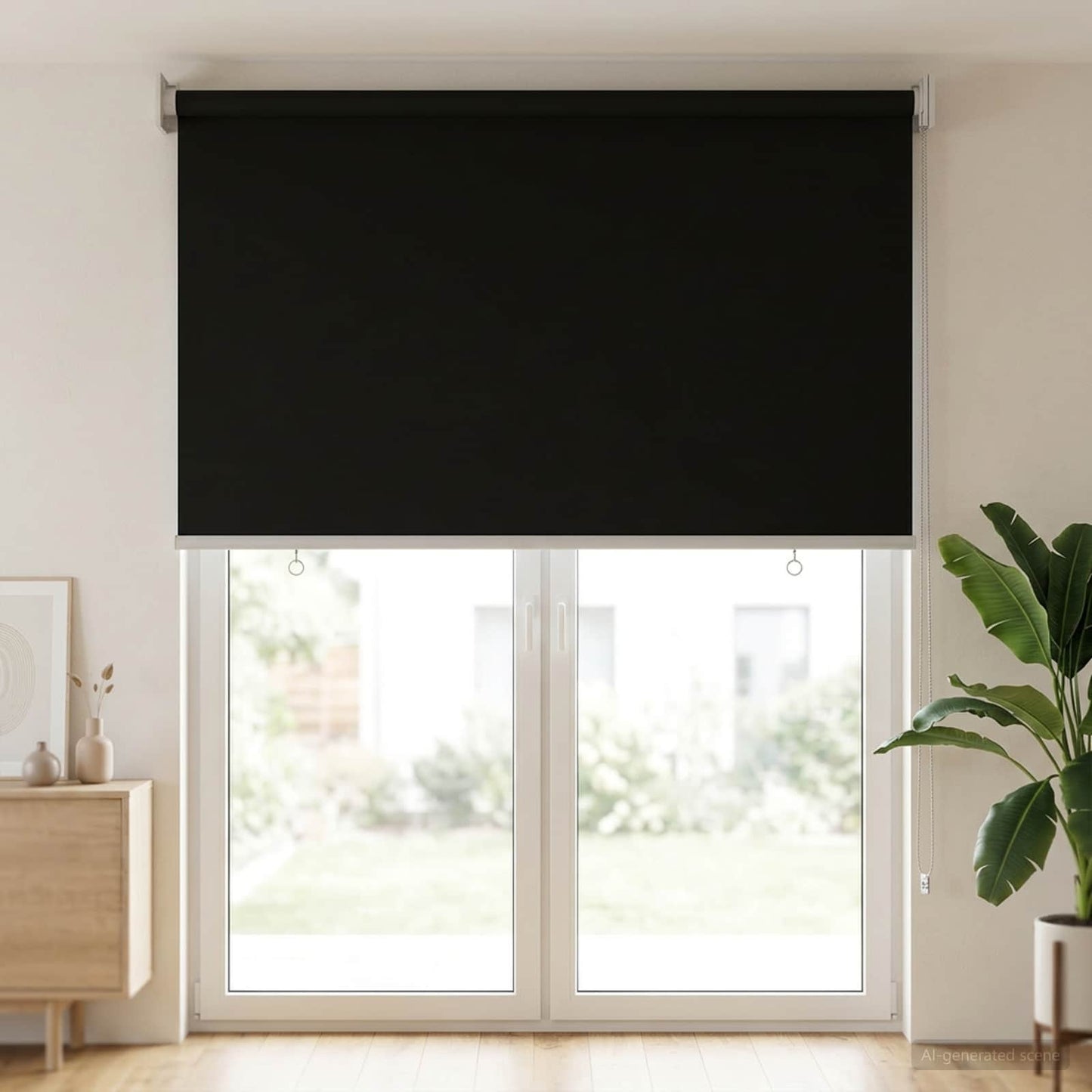 Rullegardin UV-beskyttelse Antrasitt 60 x 230 cm Polyester