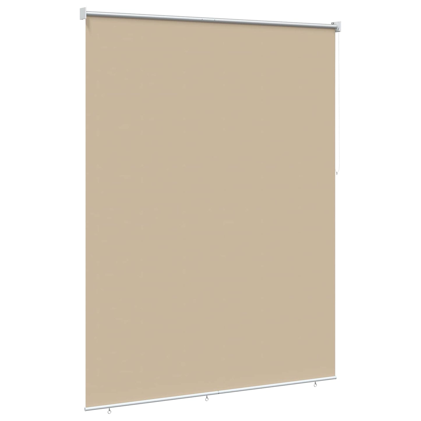 Rullegardin UV-beskyttelse Beige 160 x 140 cm Polyester