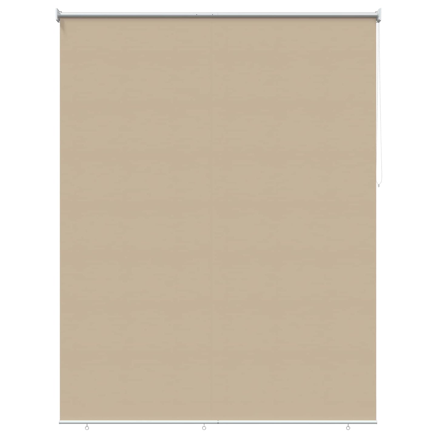 Rullegardin UV-beskyttelse Beige 180 x 140 cm Polyester