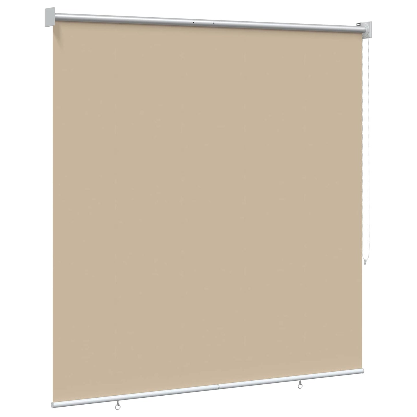 Rullegardin UV-beskyttelse Beige 140 x 230 cm Polyester