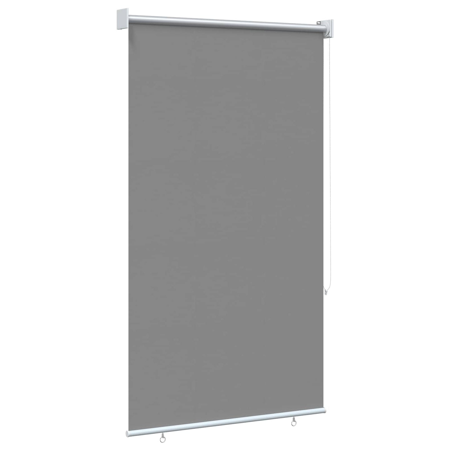 Rullegardin UV-beskyttelse Lysegrå 60 x 230 cm Polyester