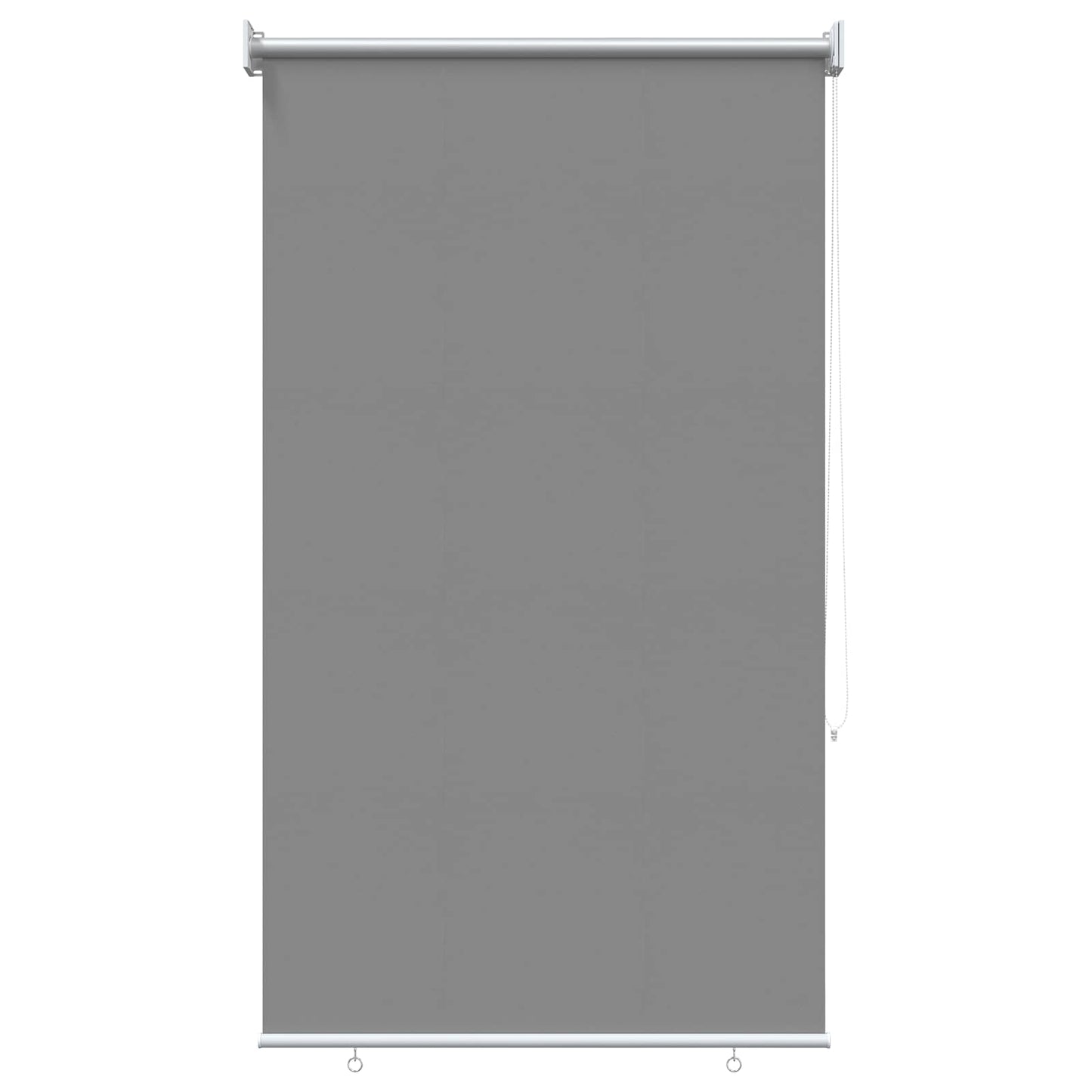 Rullegardin UV-beskyttelse Lysegrå 80 x 230 cm Polyester
