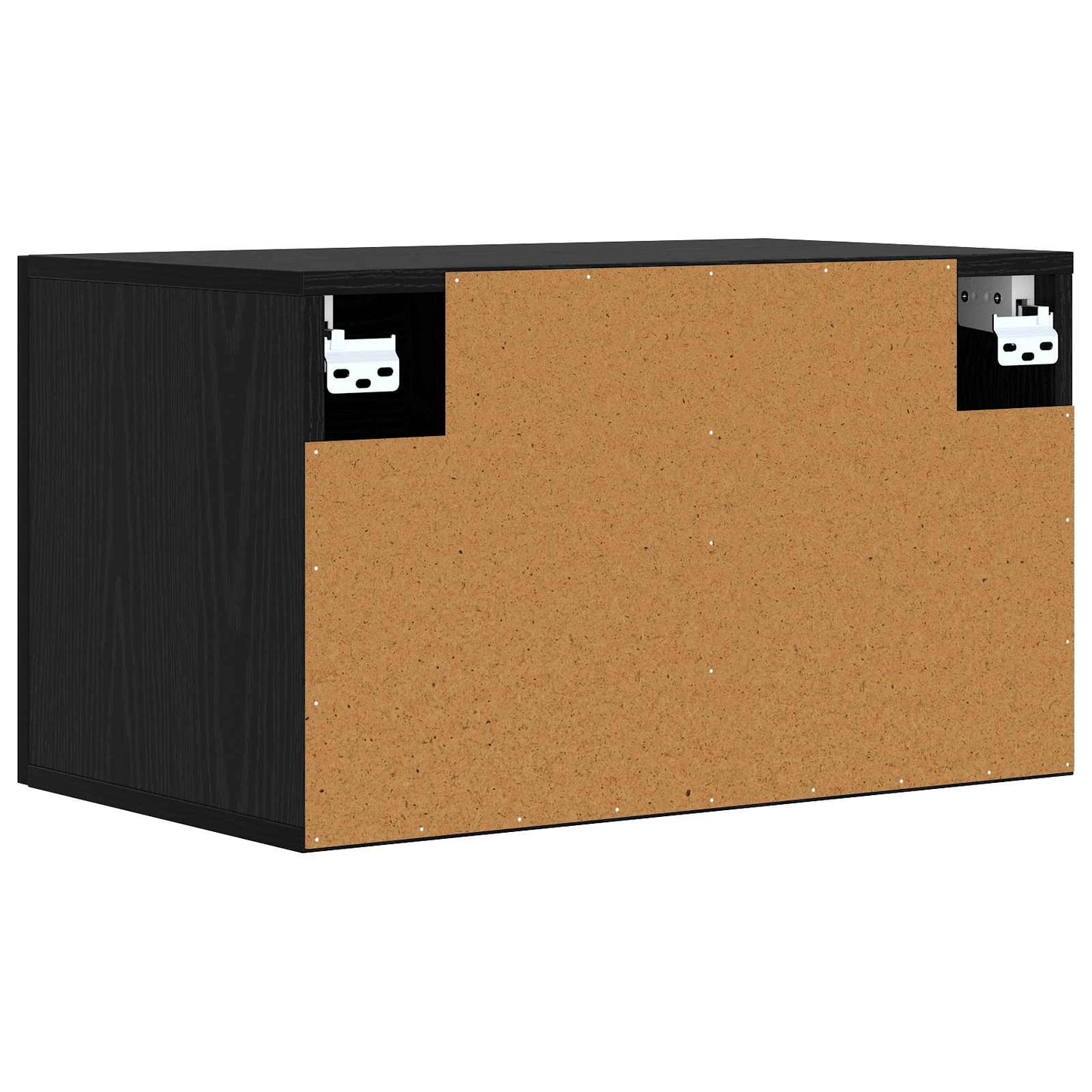 Veggskap Svart eik 60 x 36,5 x 35 cm Konstruert tre