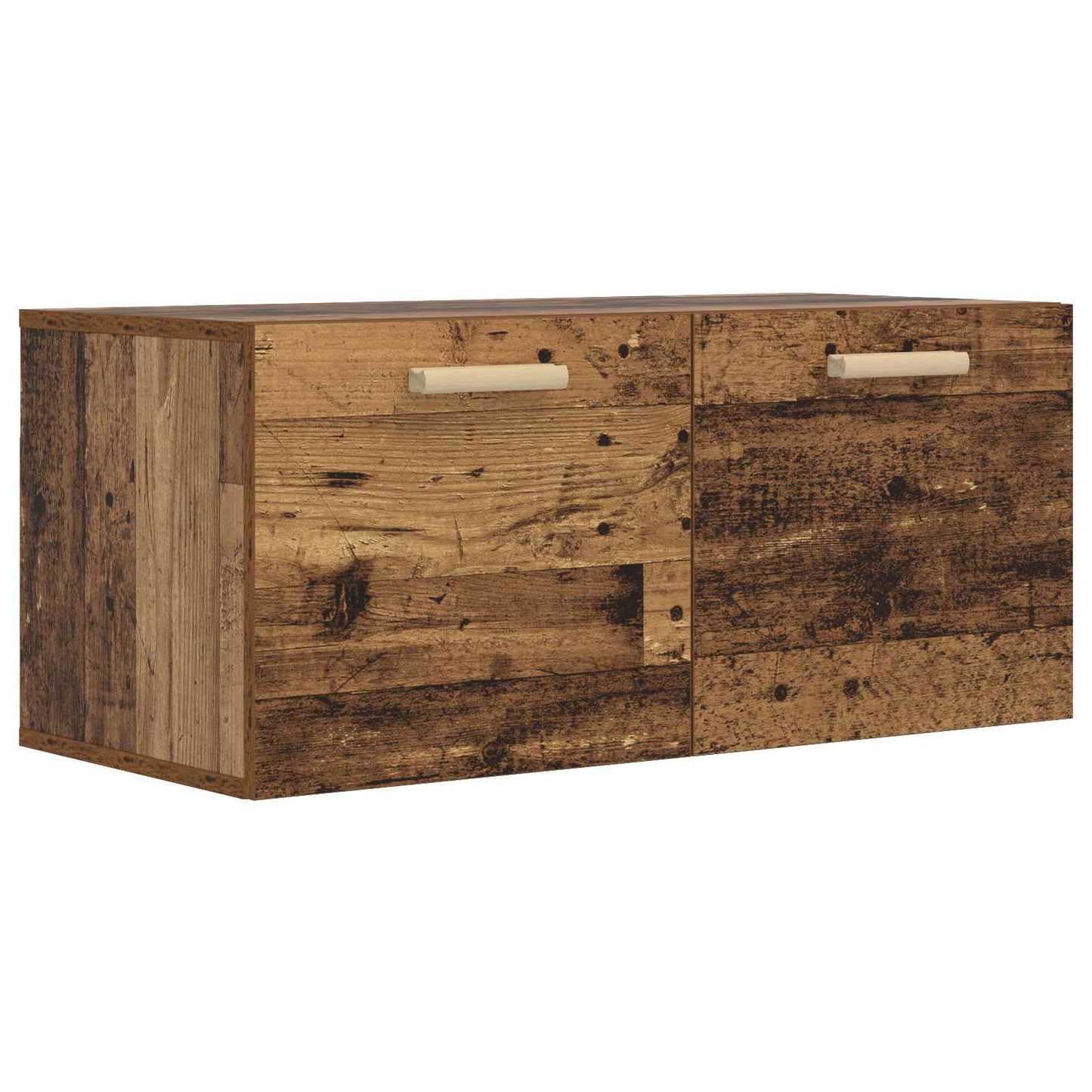 Veggskap Veggmontert Gammelt tre 80 x 36,5 x 35 cm