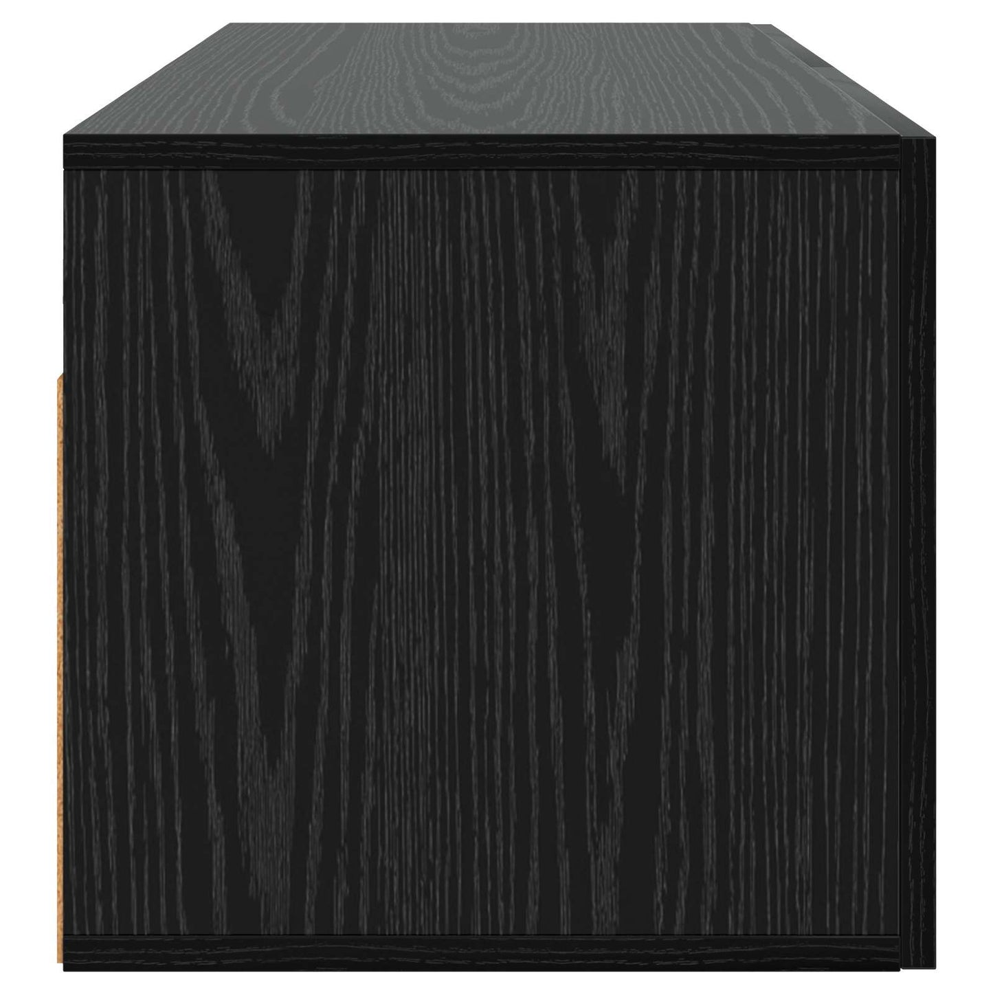 Veggskap Svart eik 100 x 36,5 x 35 cm Konstruert tre