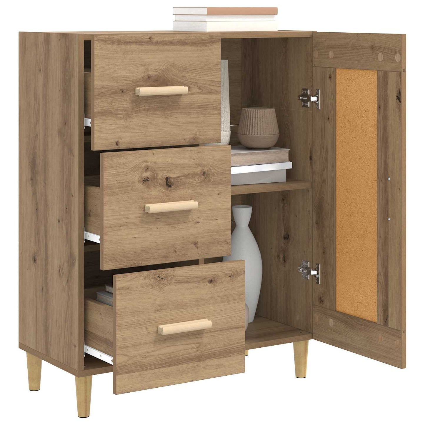 Serviesskap Artisan eik 69,5 x 34 x 90 cm Konstruert tre