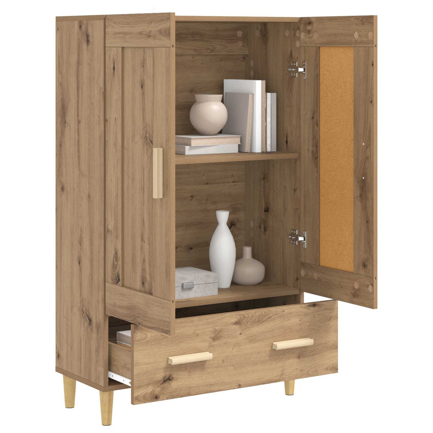 Høyskap Artisan eik 70 x 31 x 115 cm Konstruert tre