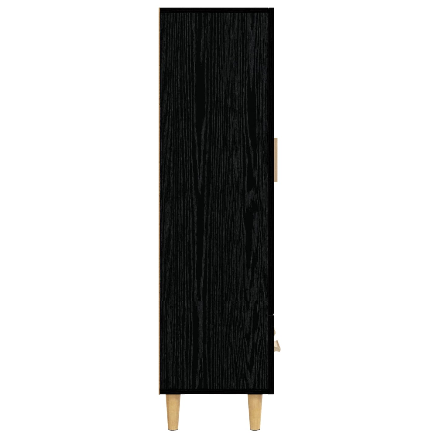 Høyskap Svart eik 70 x 31 x 115 cm Konstruert tre