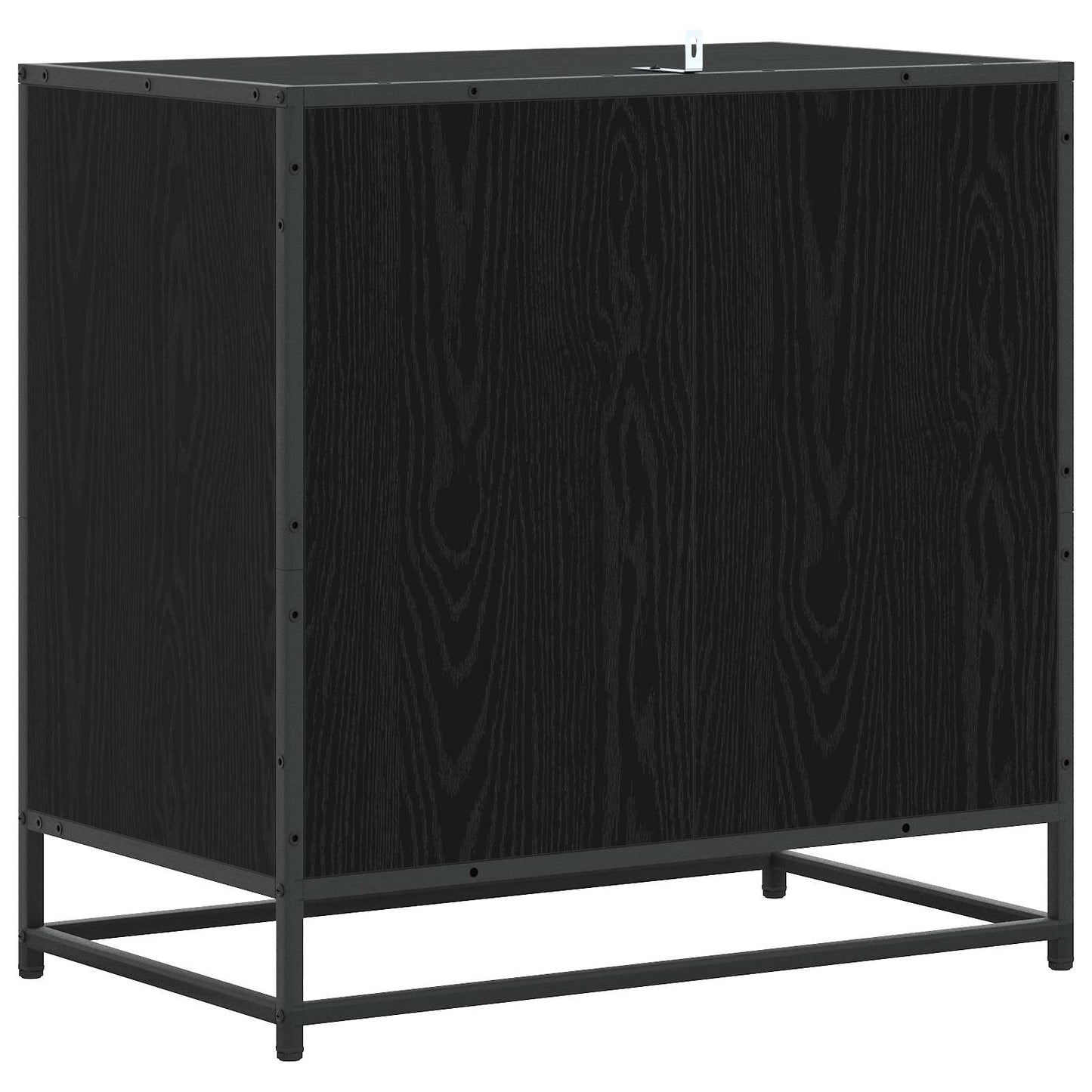 Skuffeskap 3-Skuff Svart eik 70 x 41 x 70 cm Konstruert tre