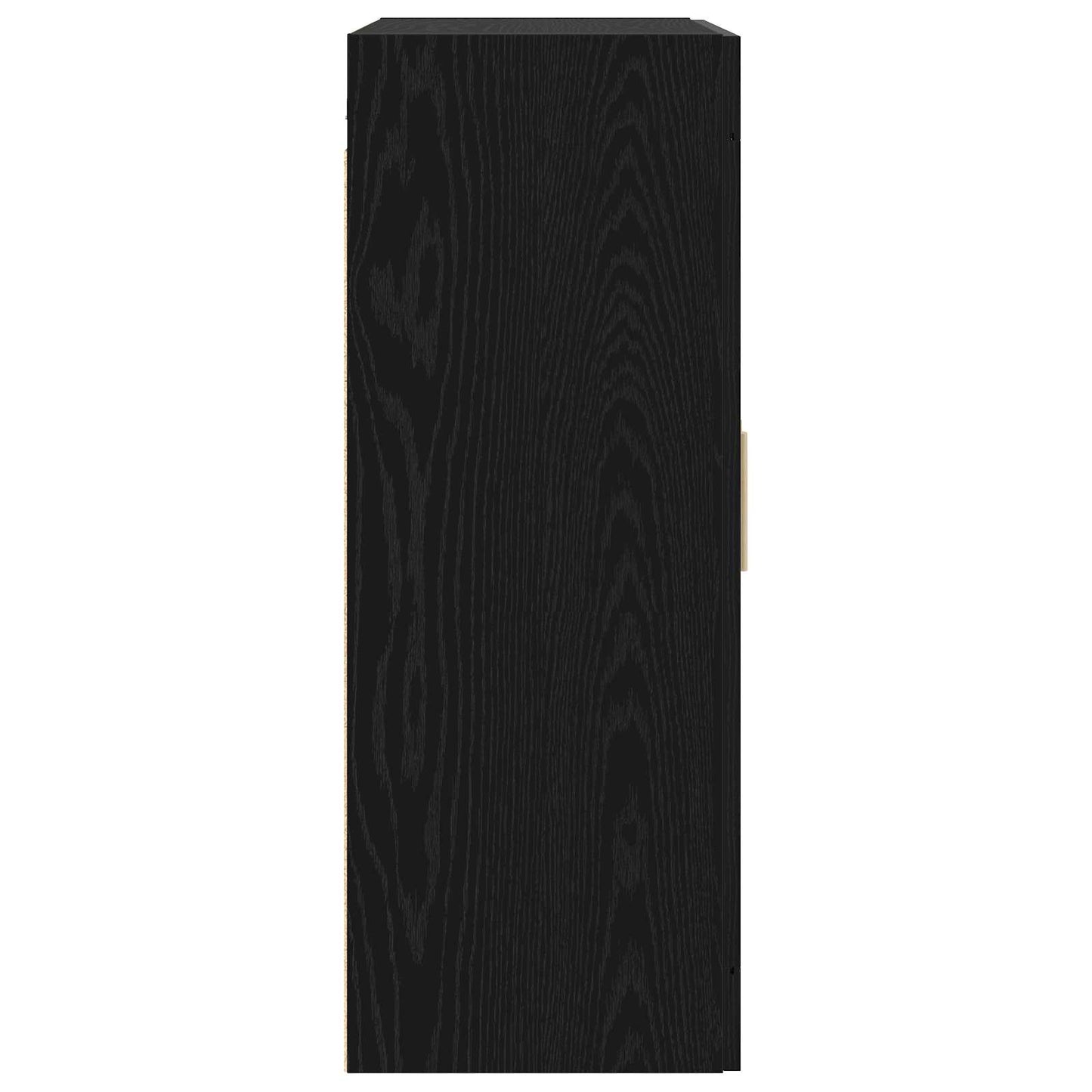 Veggskap Veggmontert Svart eik 69,5 x 34 x 90 cm Konstruert tre