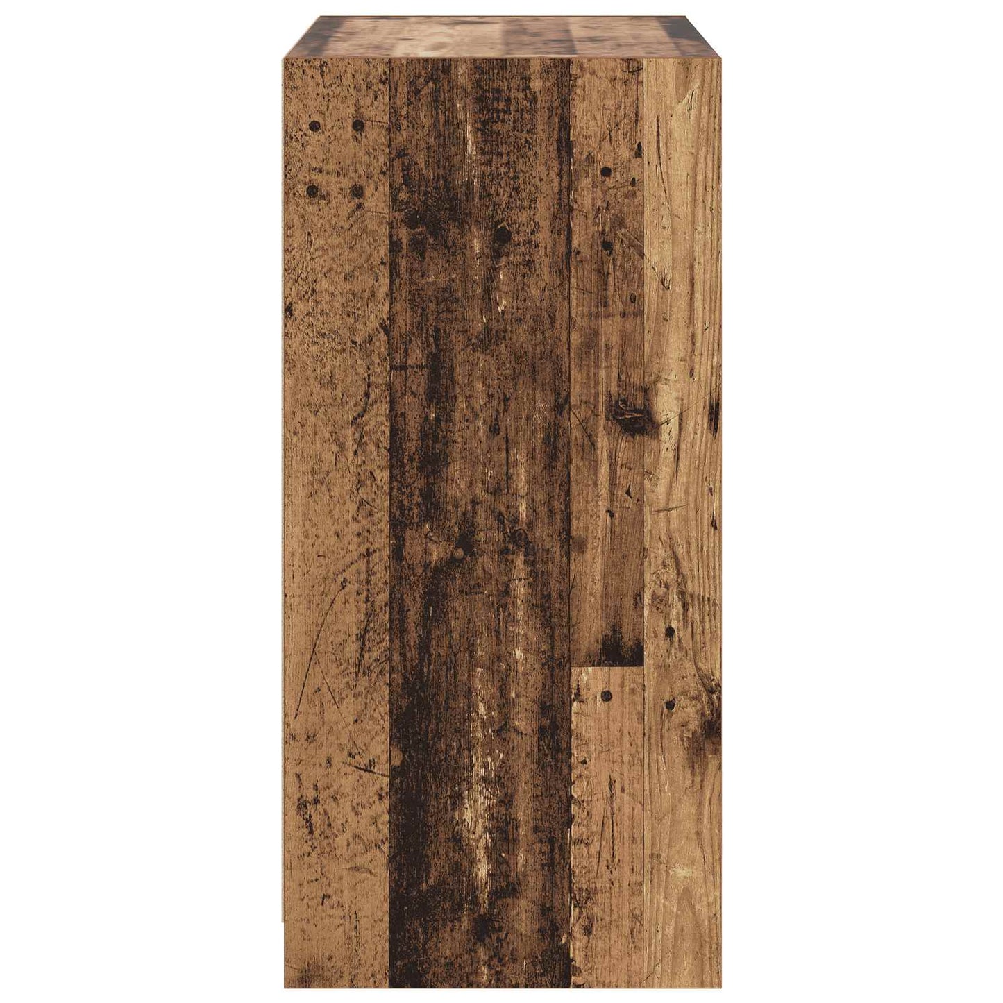 Garderobeskap med hylle Gammelt tre 77 x 48 x 102 cm PB