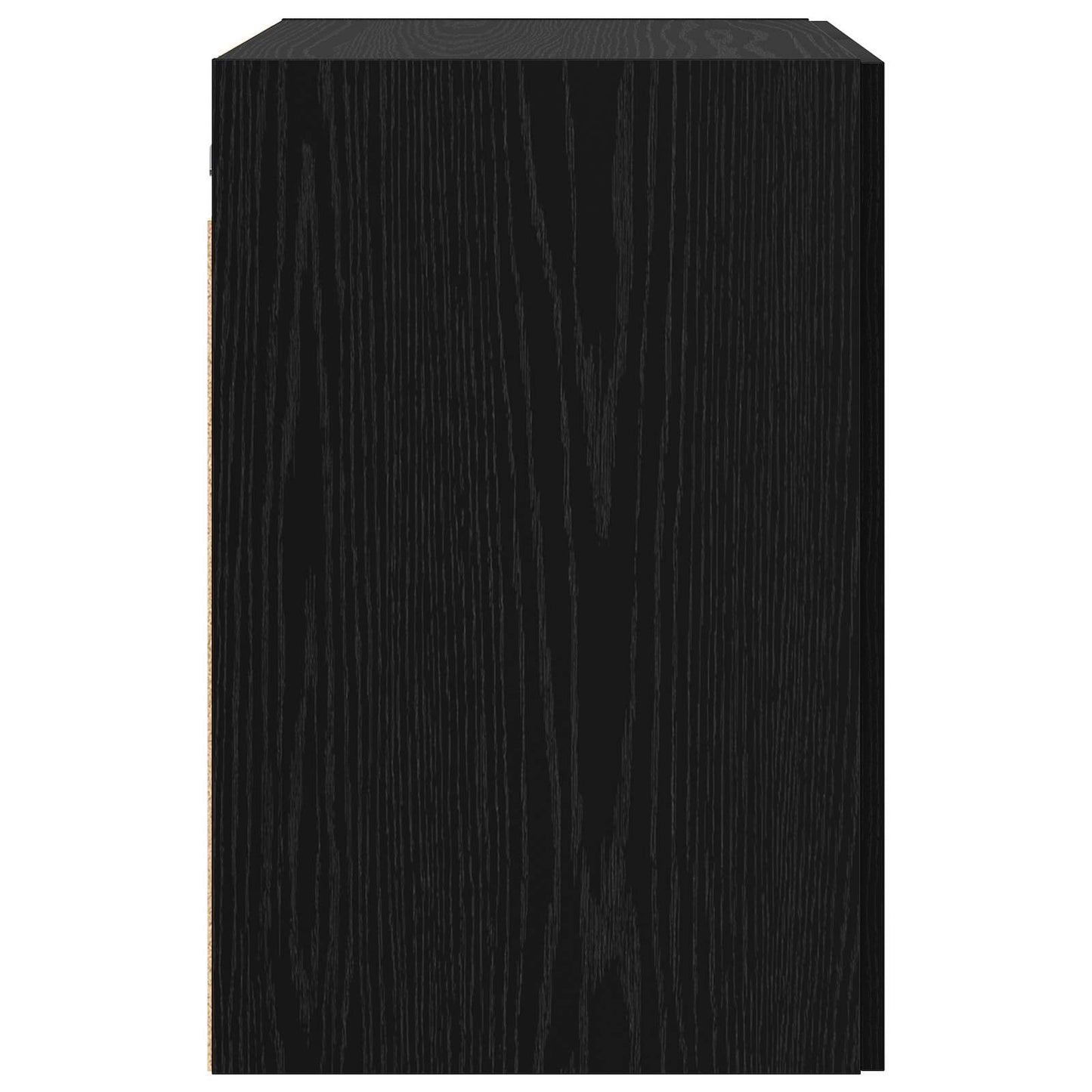 Veggskap Svart eik 80 x 42,5 x 64 cm Konstruert tre