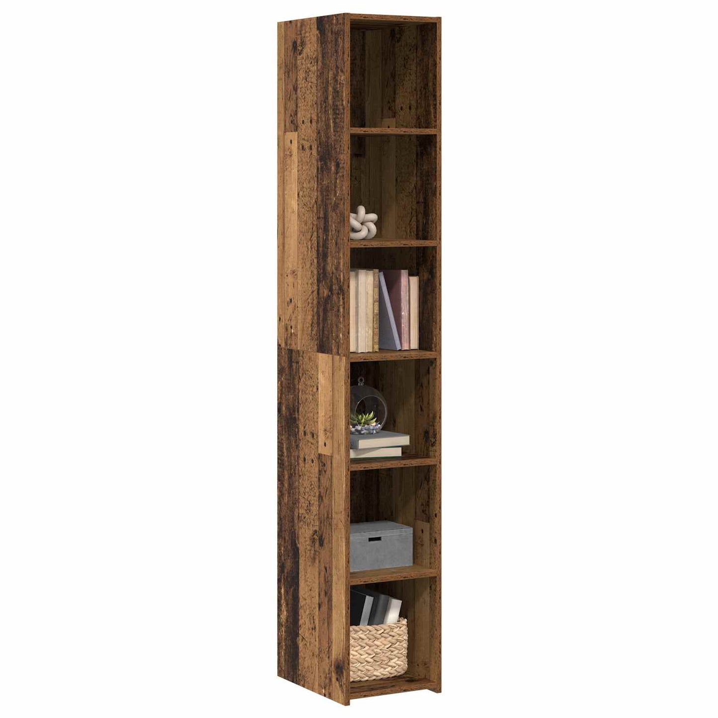 Høyskap Gammelt tre 30 x 41 x 185 cm Konstruert tre