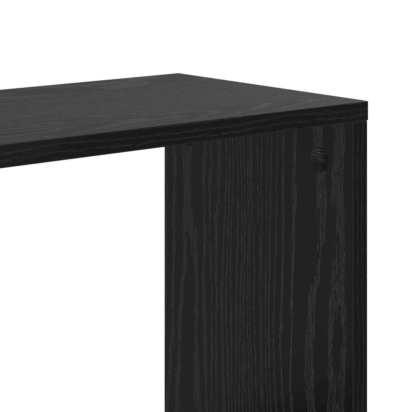 Bokhylle Svart eik 80,5 x 23,5 x 162,5 cm PB